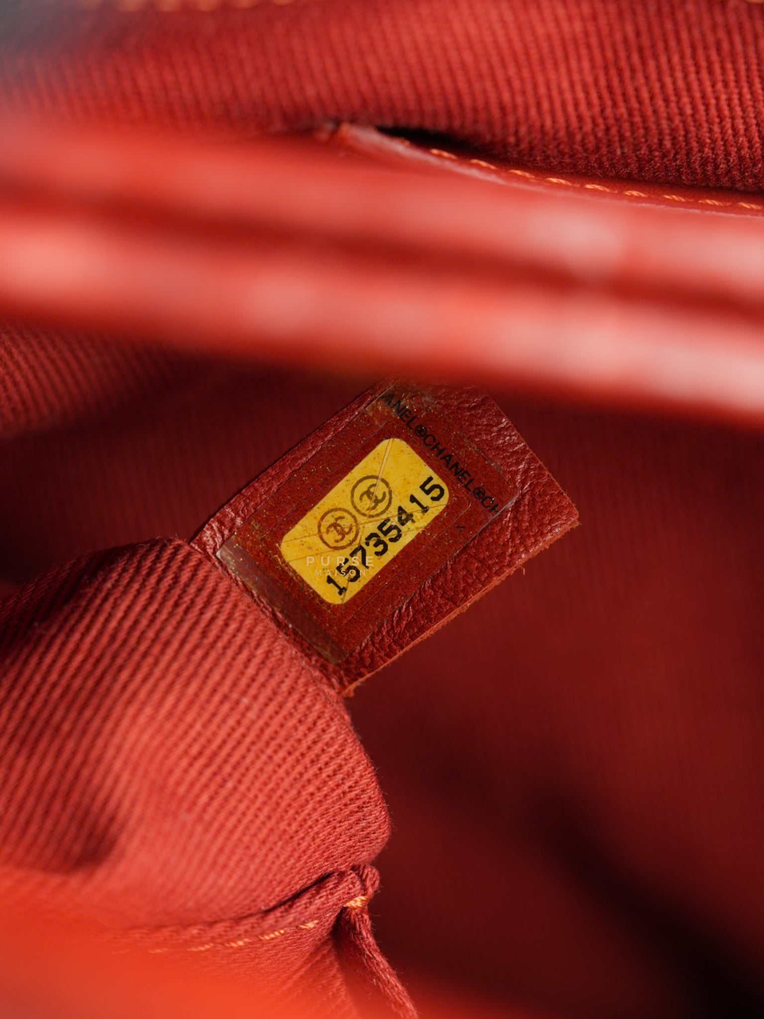 Mademoiselle Red Bowling Bag Quilted Patent Leather and Silver Hardware Series 15 | Purse Maison Luxury Bags Shop