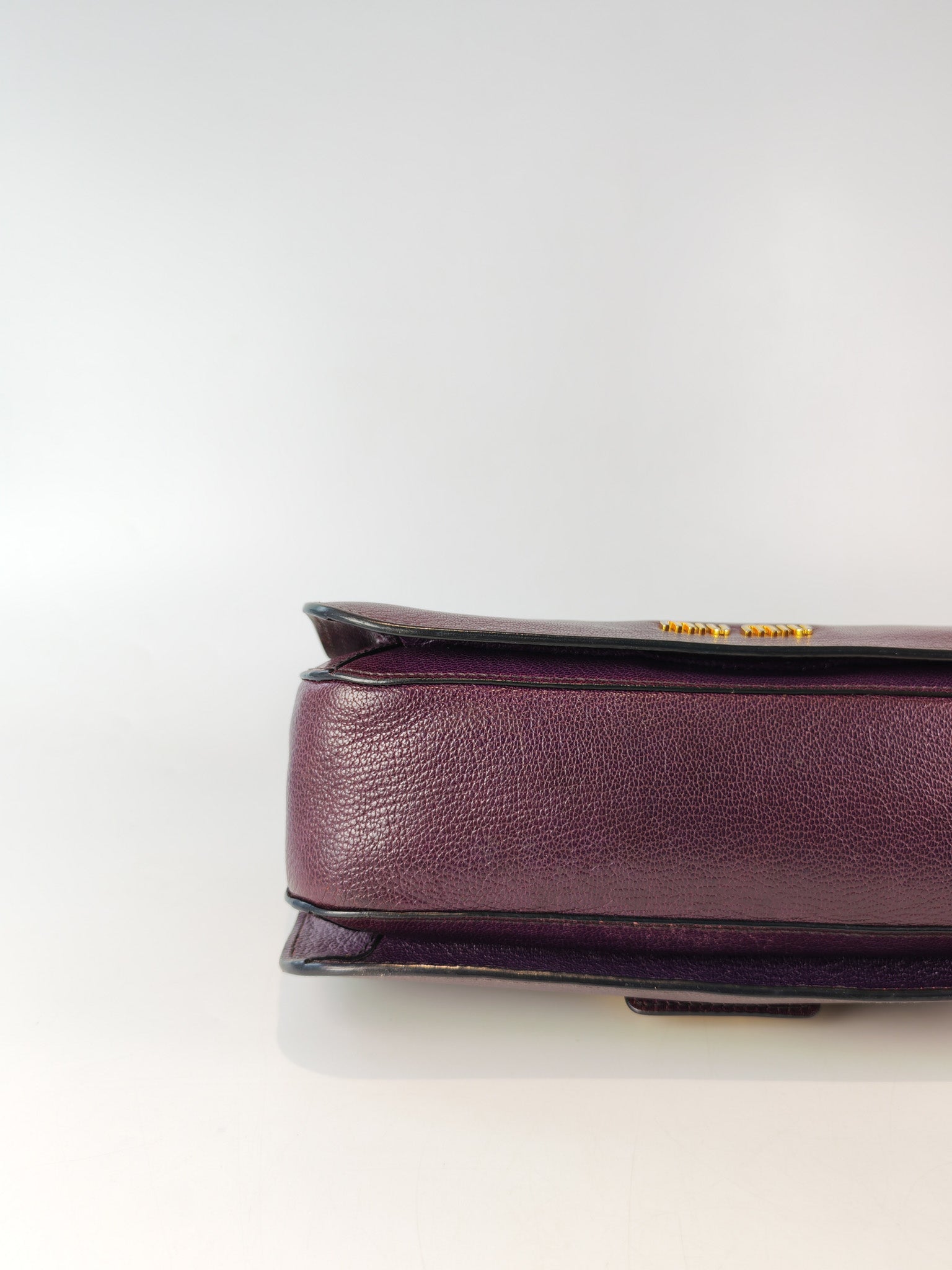 Madras Flap Bag in Burgundy Leather 2way Handbag with Top Handle | Purse Maison Luxury Bags Shop