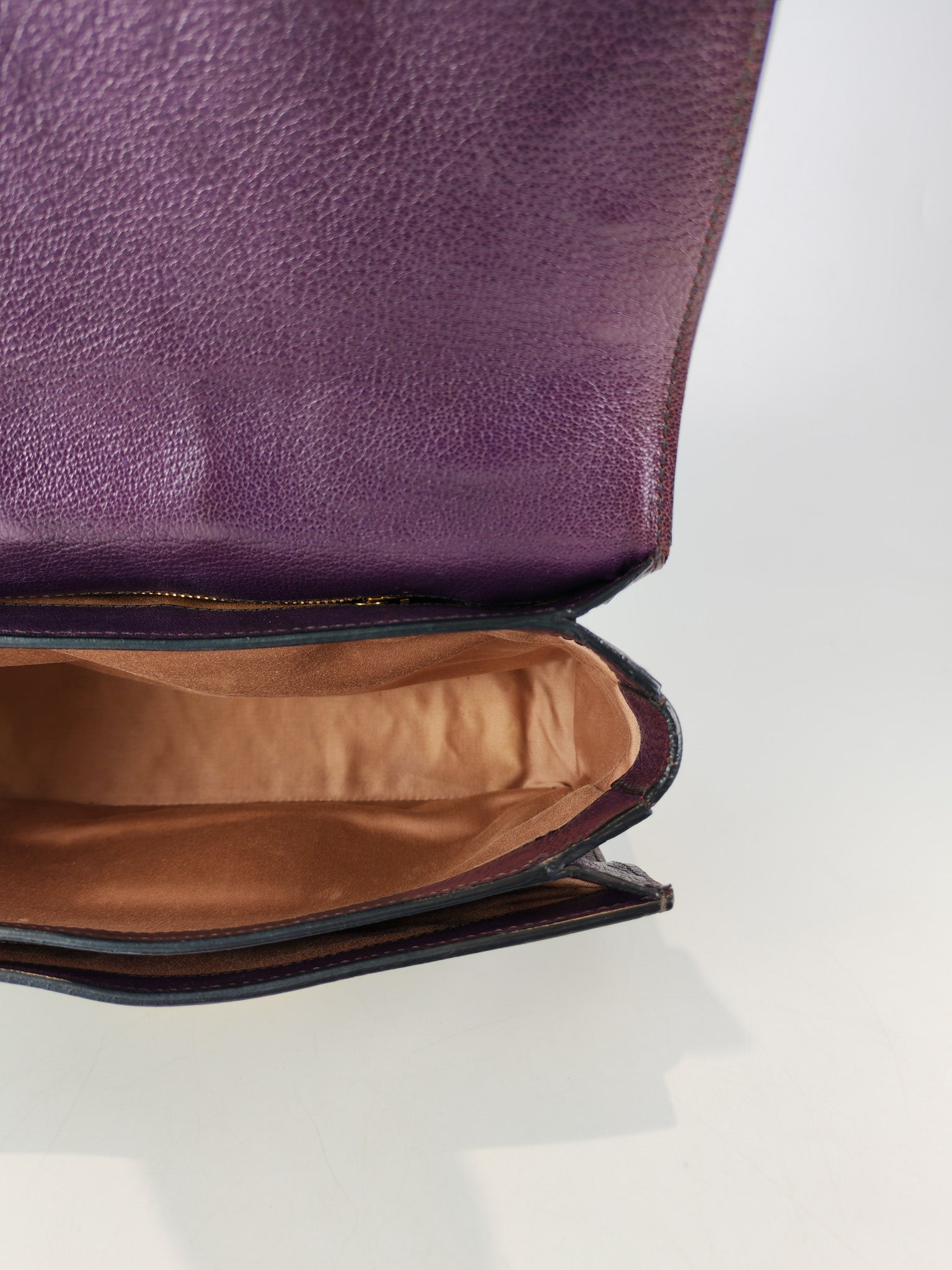 Madras Flap Bag in Burgundy Leather 2way Handbag with Top Handle | Purse Maison Luxury Bags Shop