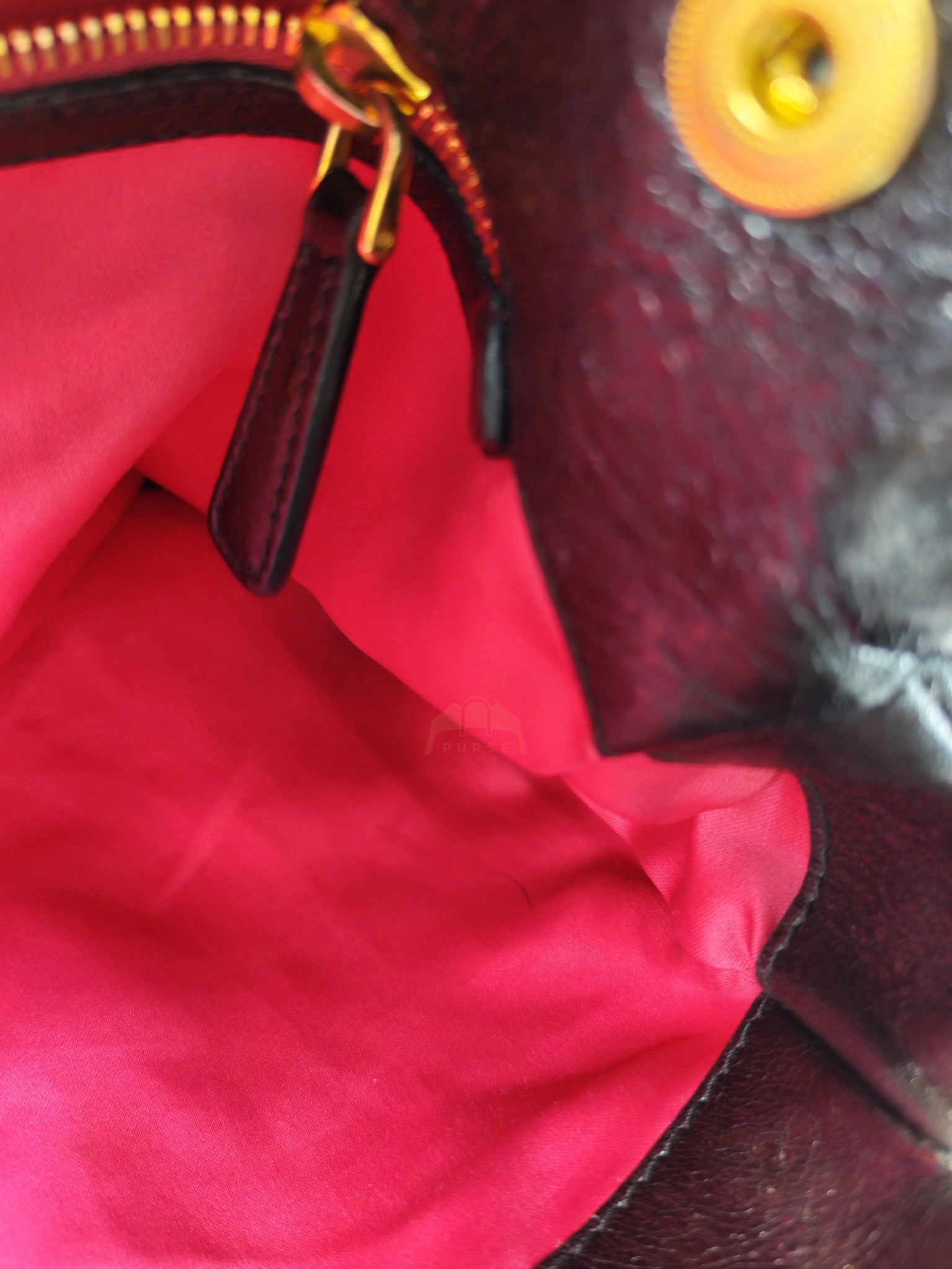 Madras “Lock” Top Handle Bag in Black Leather | Purse Maison Luxury Bags Shop