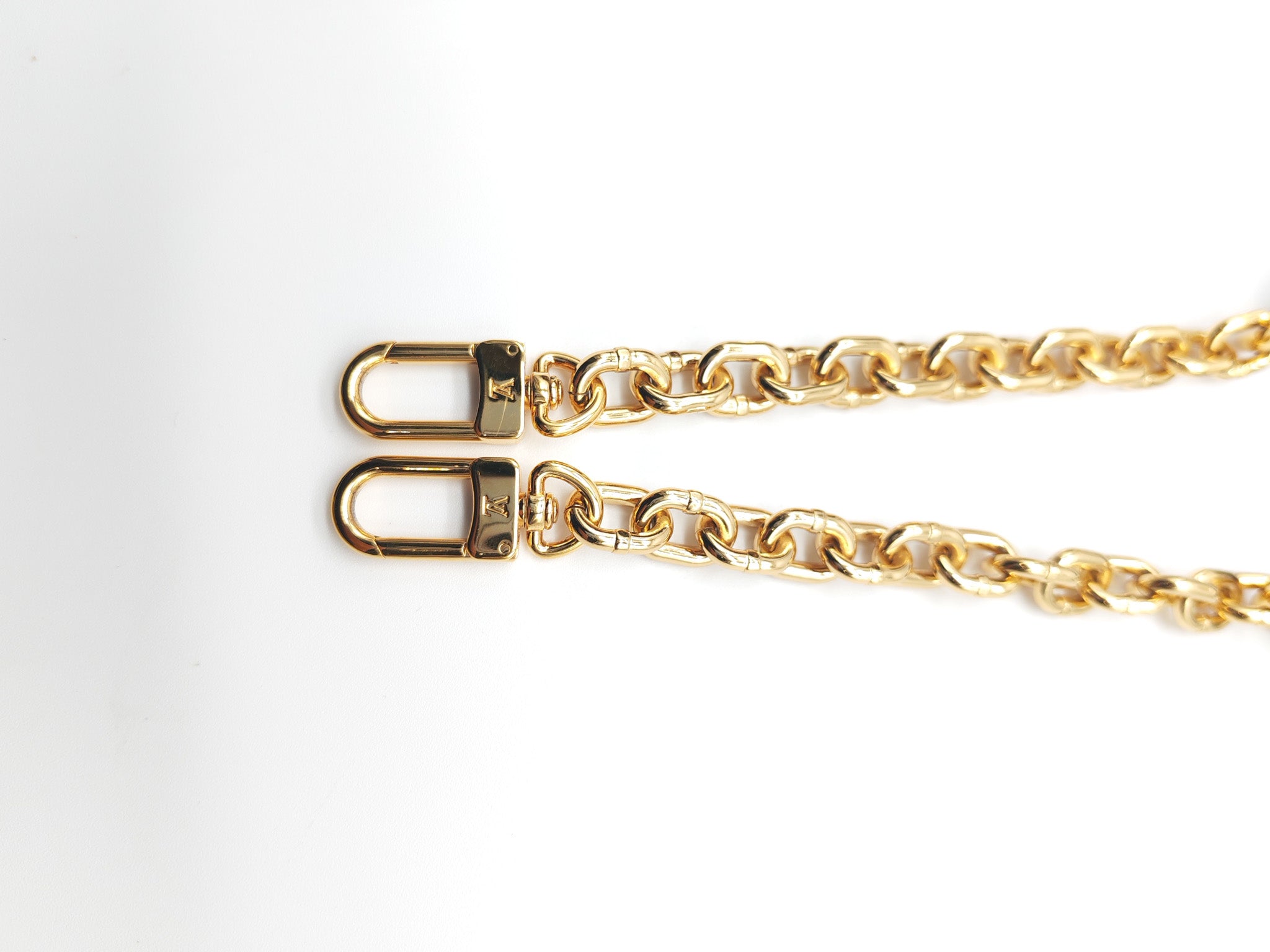 Trunk Clutch Bag in Monogram Reverse Canvas & Gold Hardware Microchip