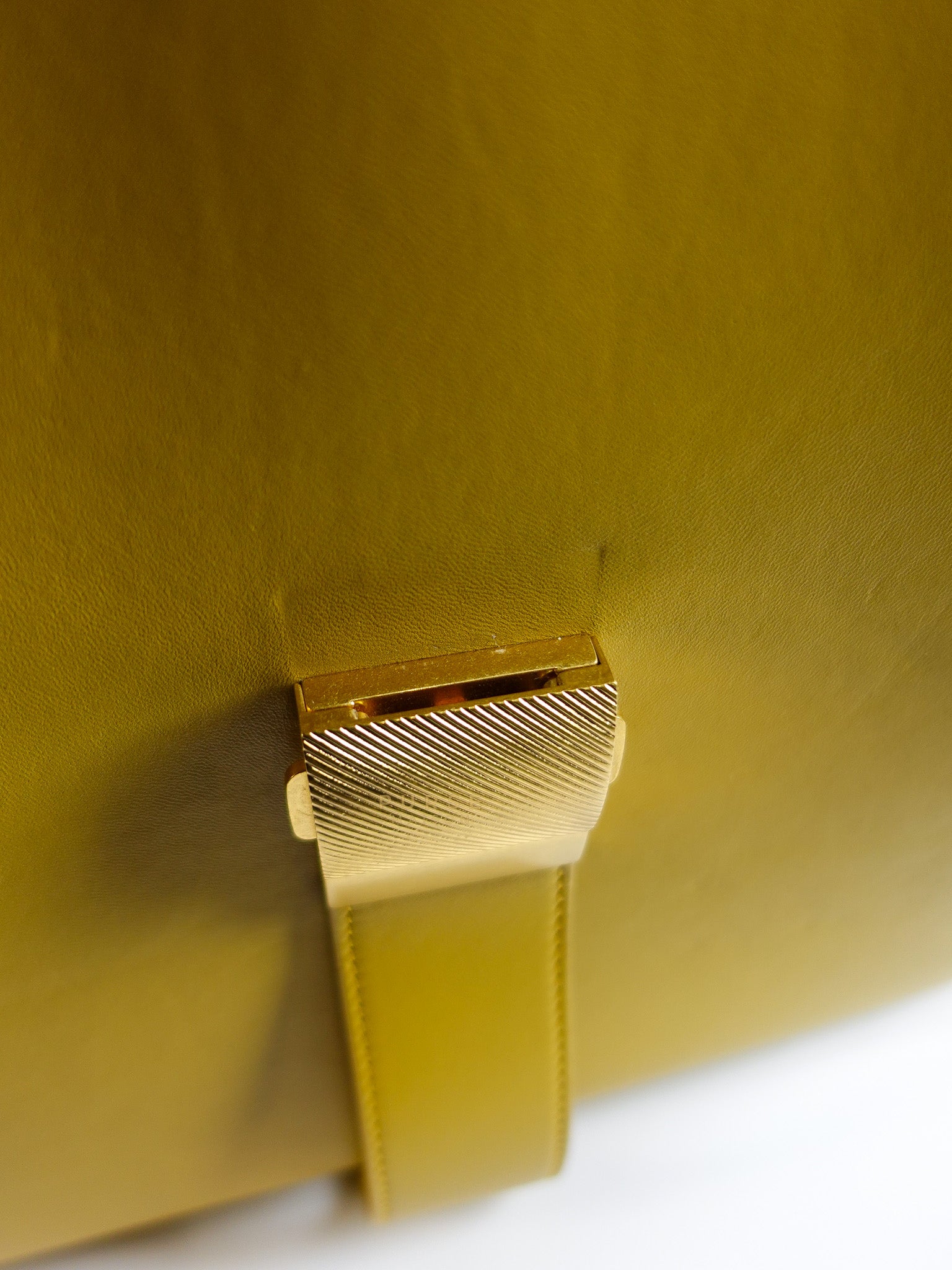 Marie Hand Bag Medium in Yellow Nappa Leather Gold Hardware | Purse Maison Luxury Bags Shop