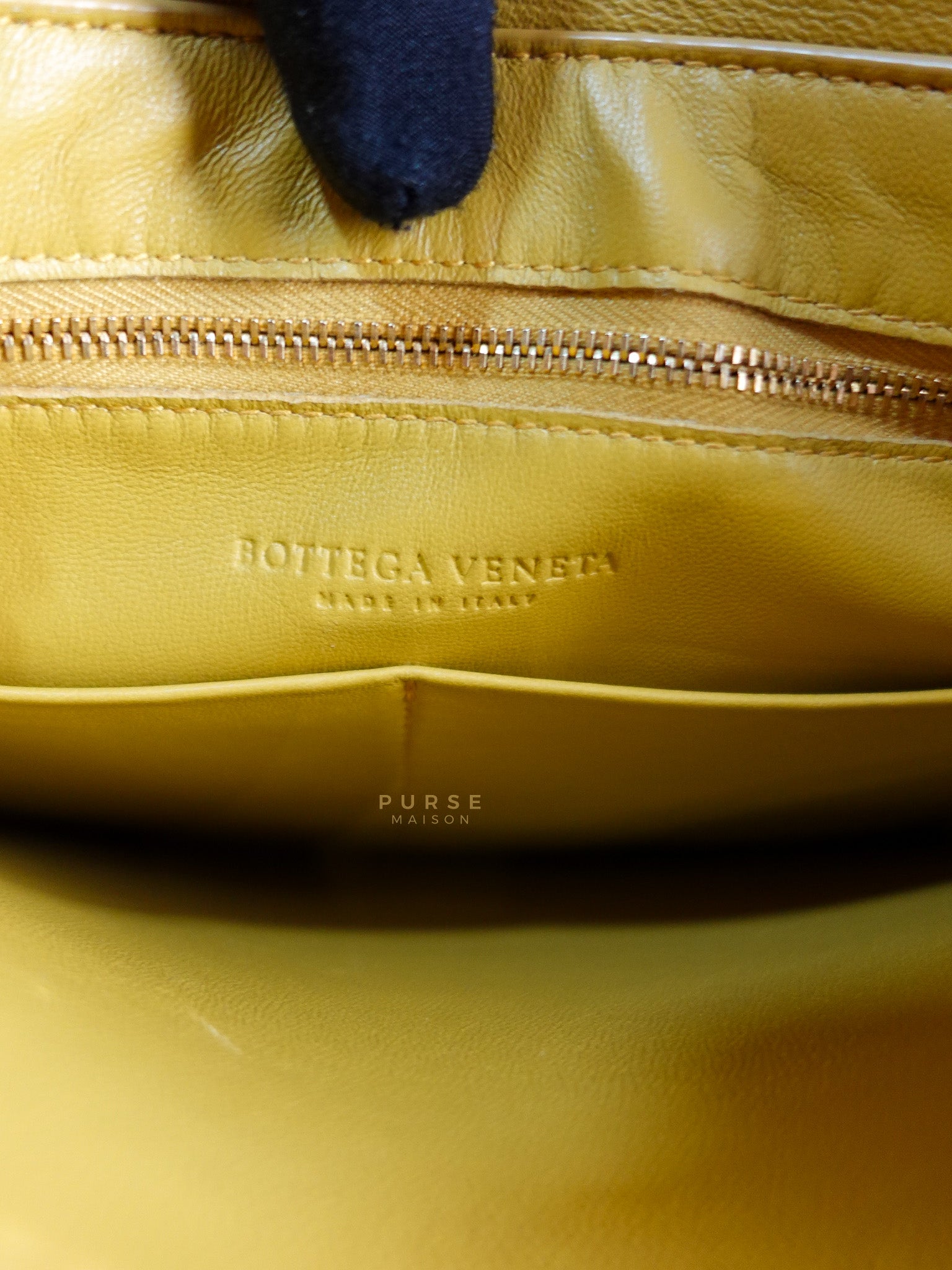 Marie Hand Bag Medium in Yellow Nappa Leather Gold Hardware | Purse Maison Luxury Bags Shop