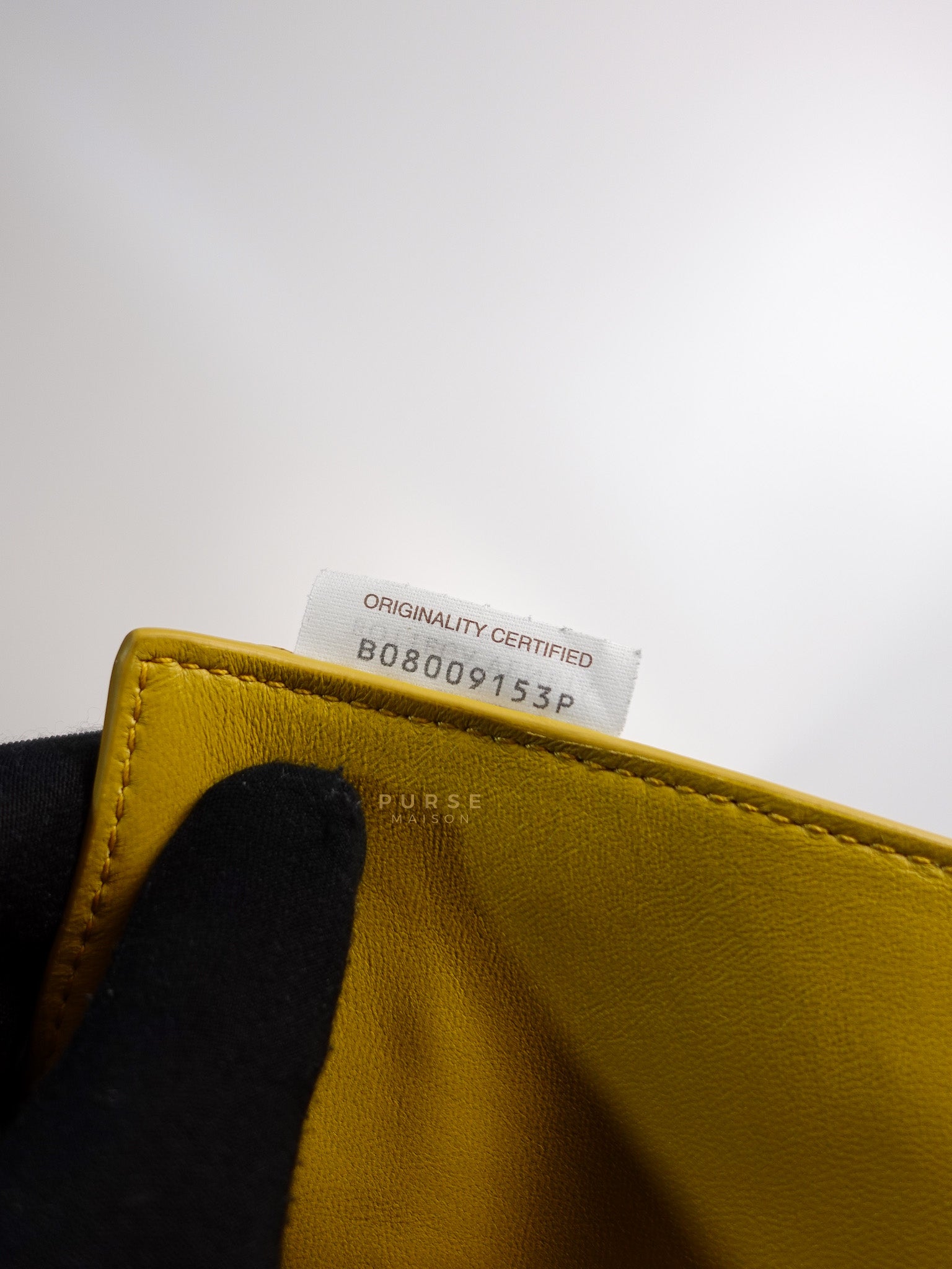 Marie Hand Bag Medium in Yellow Nappa Leather Gold Hardware | Purse Maison Luxury Bags Shop