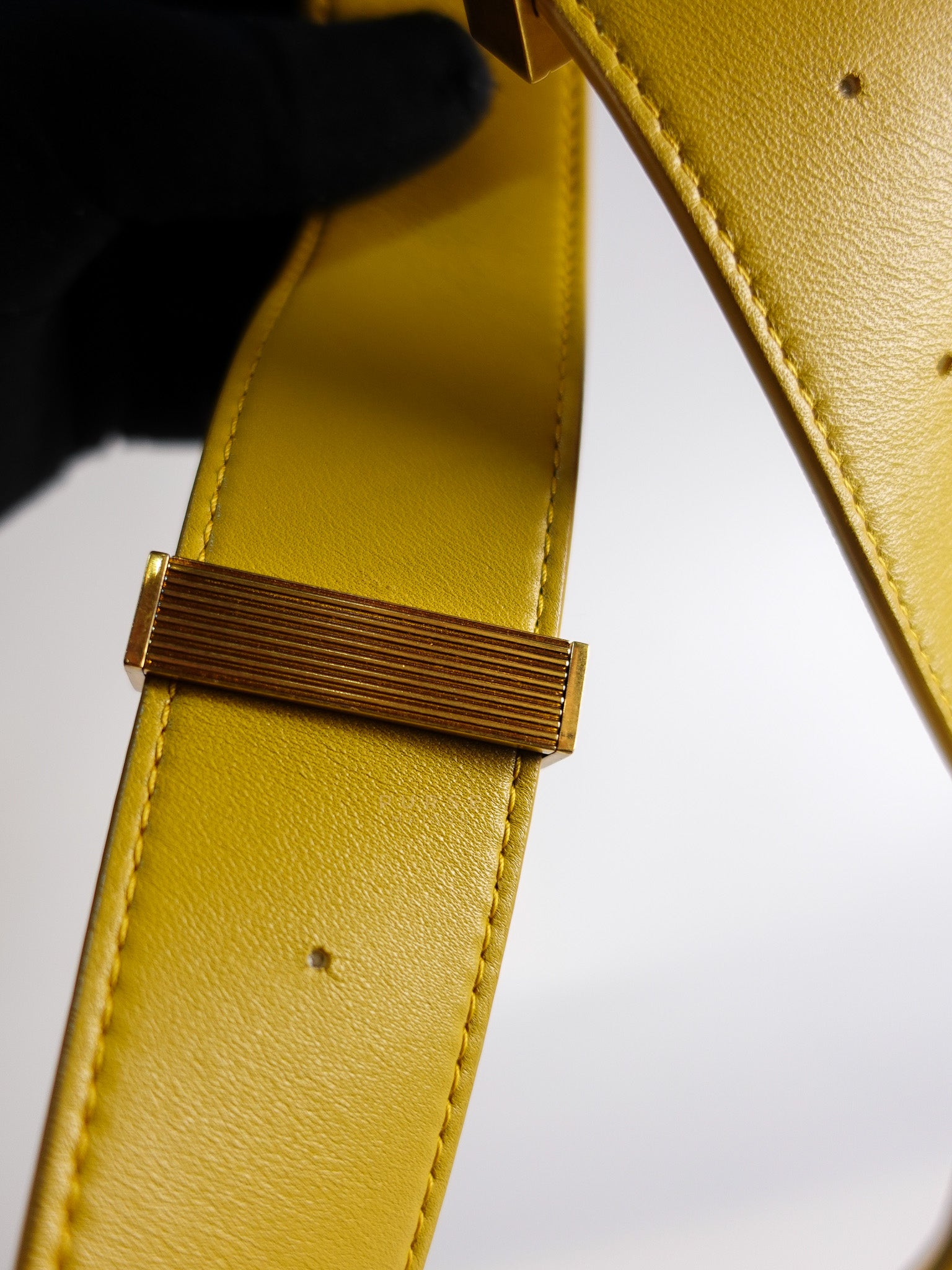 Marie Hand Bag Medium in Yellow Nappa Leather Gold Hardware | Purse Maison Luxury Bags Shop