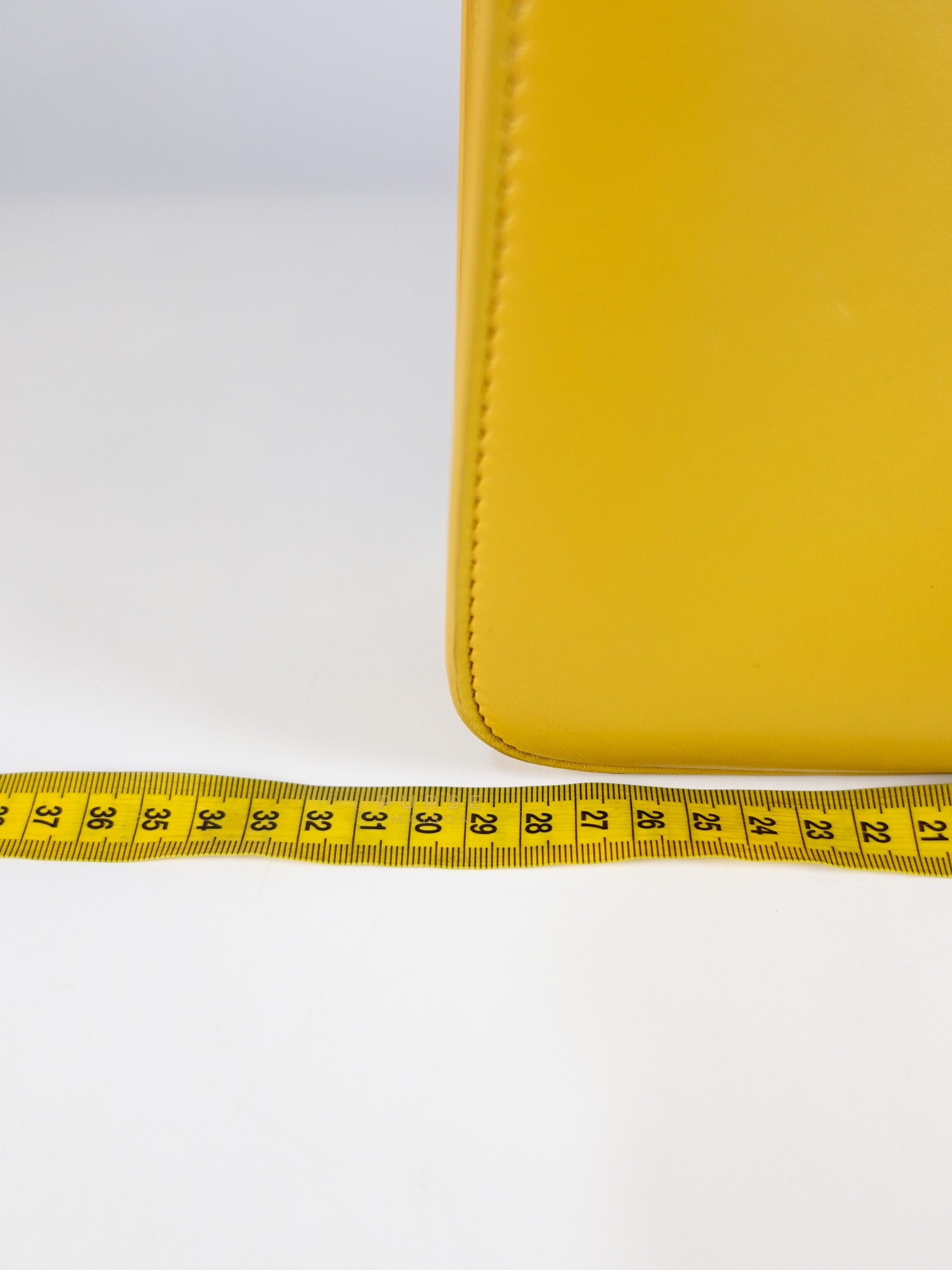 Marie Hand Bag Medium in Yellow Nappa Leather Gold Hardware | Purse Maison Luxury Bags Shop