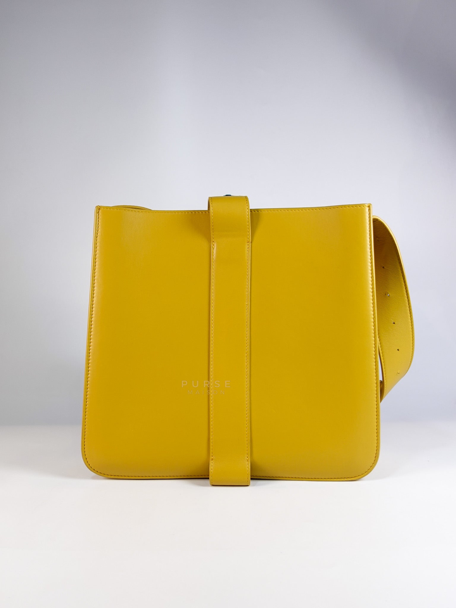 Marie Hand Bag Medium in Yellow Nappa Leather Gold Hardware | Purse Maison Luxury Bags Shop