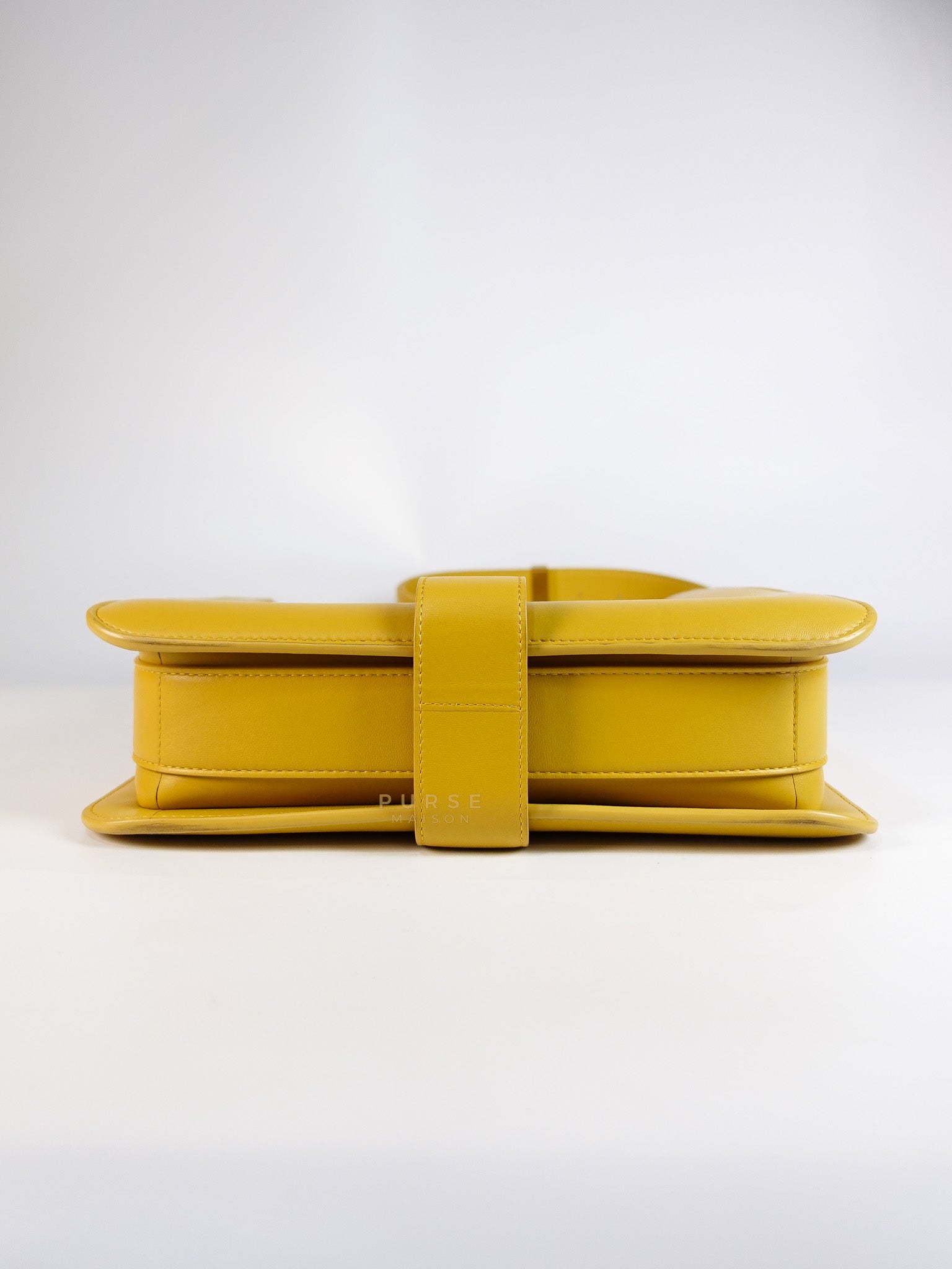 Marie Hand Bag Medium in Yellow Nappa Leather Gold Hardware | Purse Maison Luxury Bags Shop
