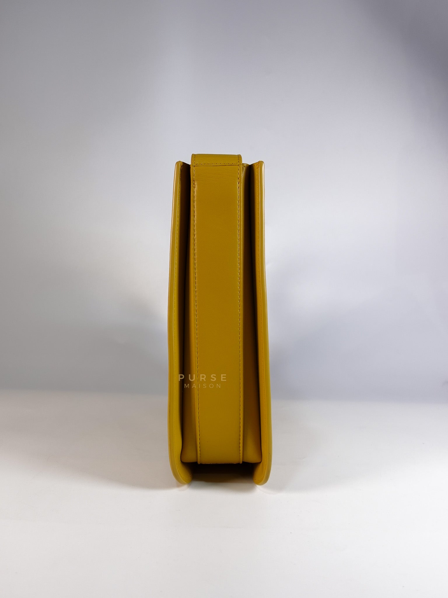 Marie Hand Bag Medium in Yellow Nappa Leather Gold Hardware | Purse Maison Luxury Bags Shop