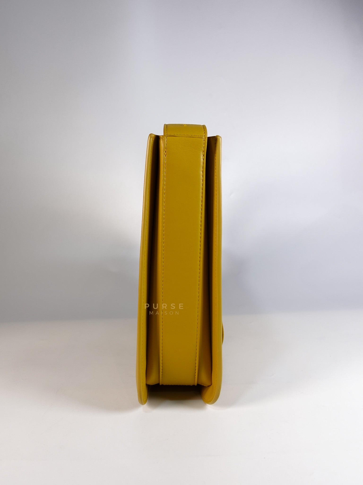 Marie Hand Bag Medium in Yellow Nappa Leather Gold Hardware | Purse Maison Luxury Bags Shop