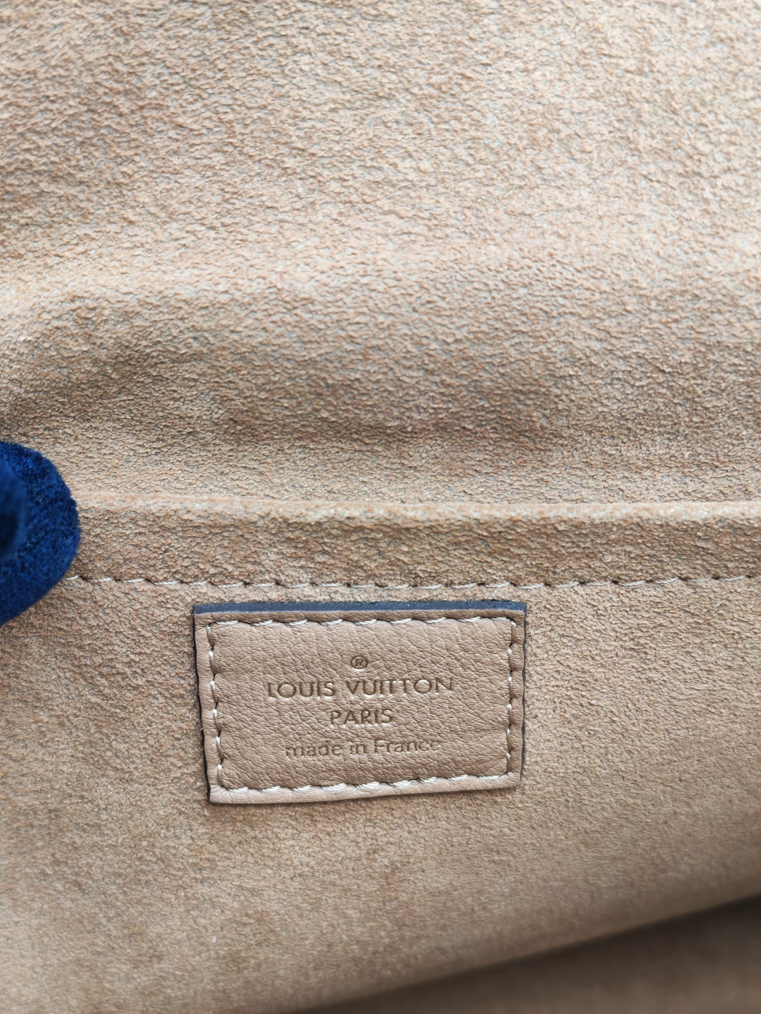 Marignan in Monogram Canvas with Tan Grained Calfskin Shoulder Bag (Date Code: AR2169) | Purse Maison Luxury Bags Shop