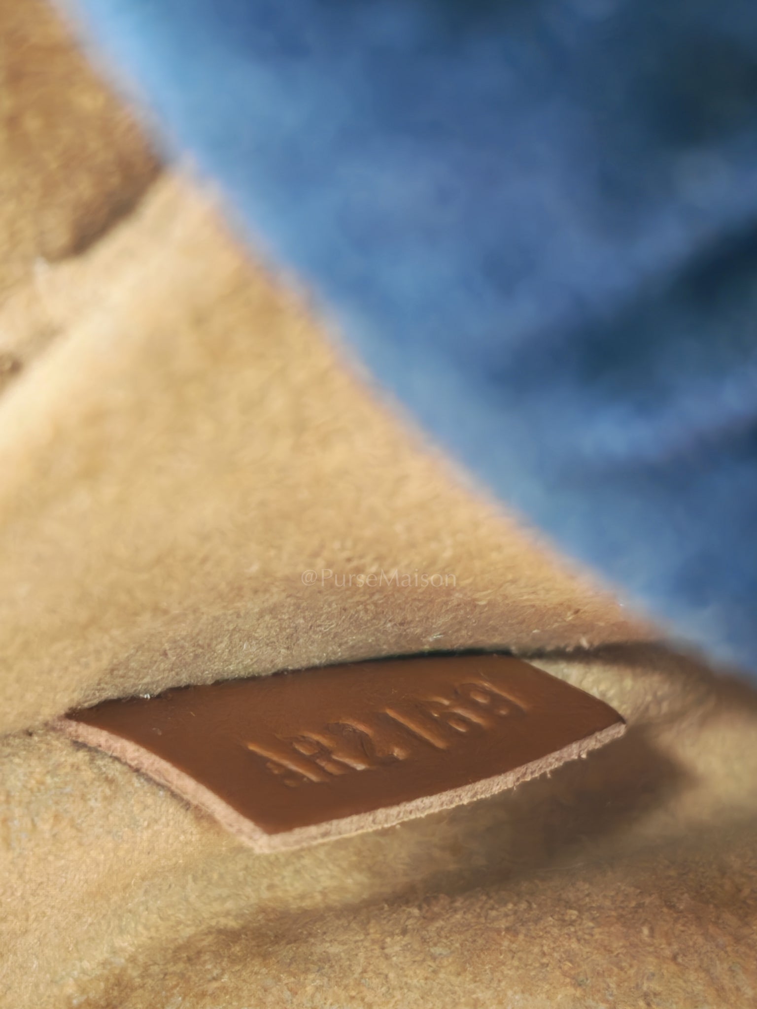 Marignan in Monogram Canvas with Tan Grained Calfskin Shoulder Bag (Date Code: AR2169) | Purse Maison Luxury Bags Shop