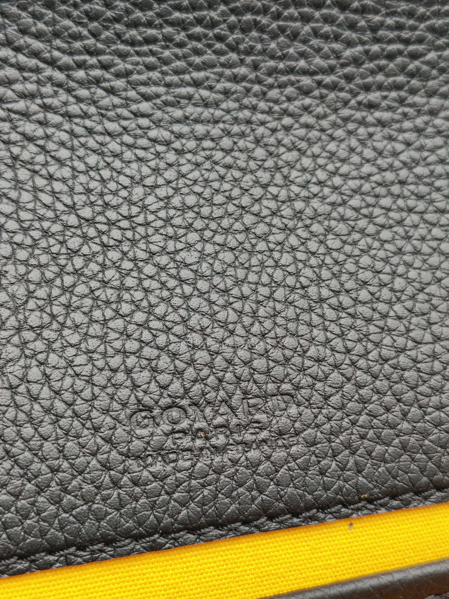 Belvedere PM in Black Goyardine Canvas Crossbody Bag