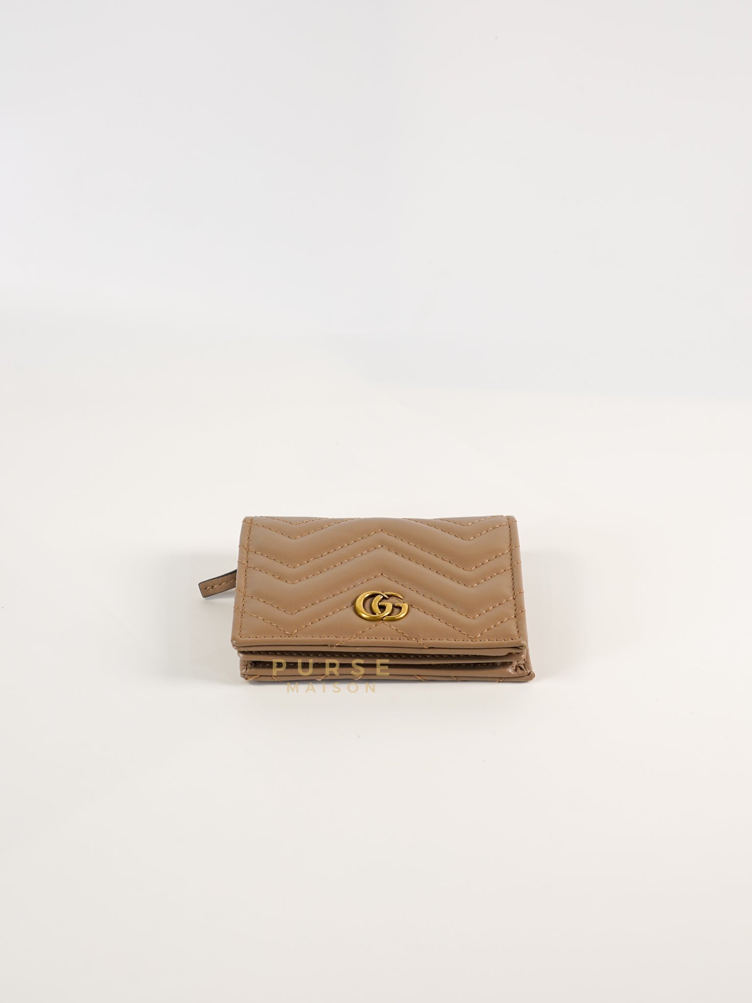 Marmont Beige Flap Wallet | Purse Maison Luxury Bags Shop