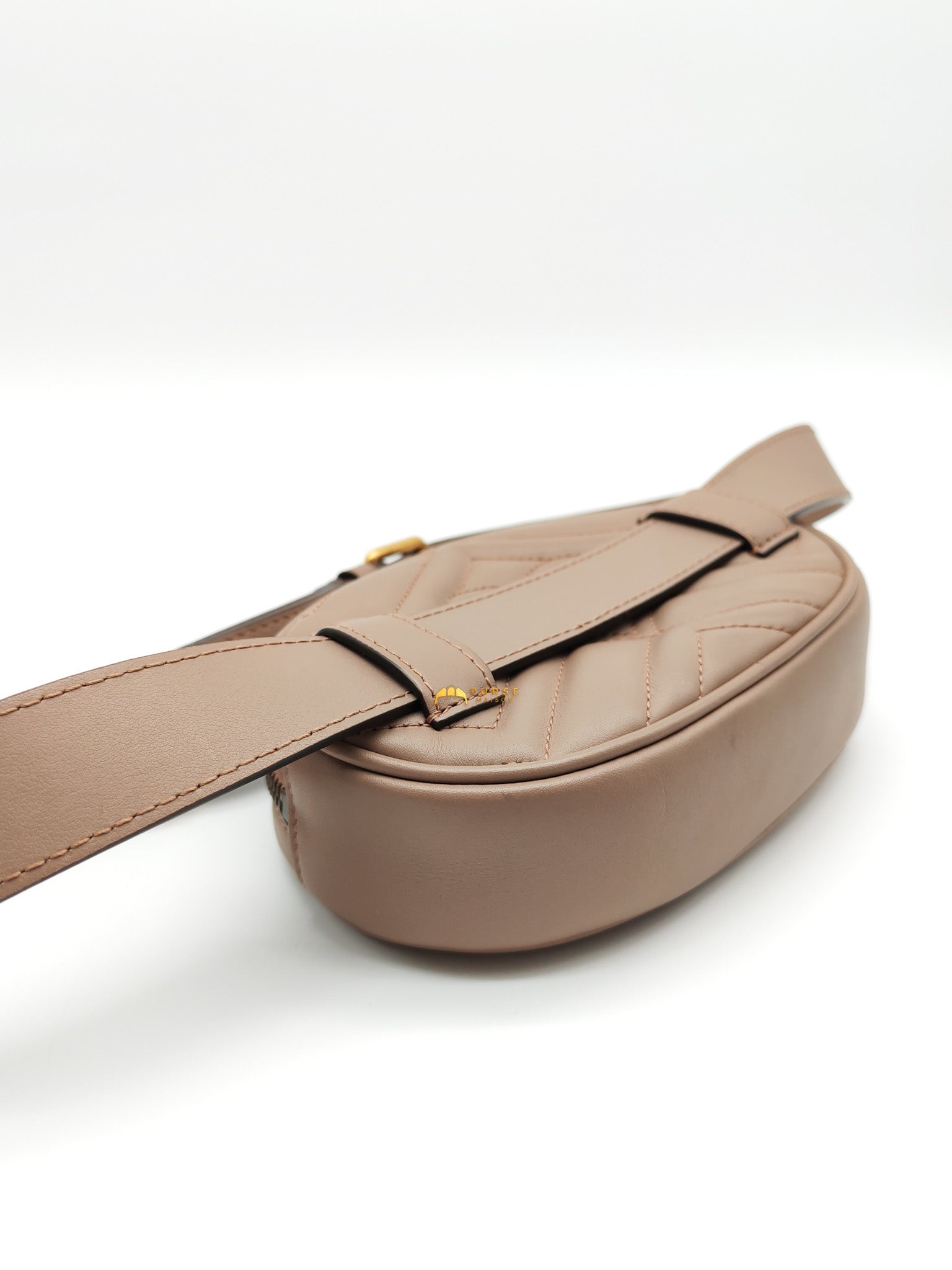 Marmont Belt Bag in Dusty Rose | Purse Maison Luxury Bags Shop