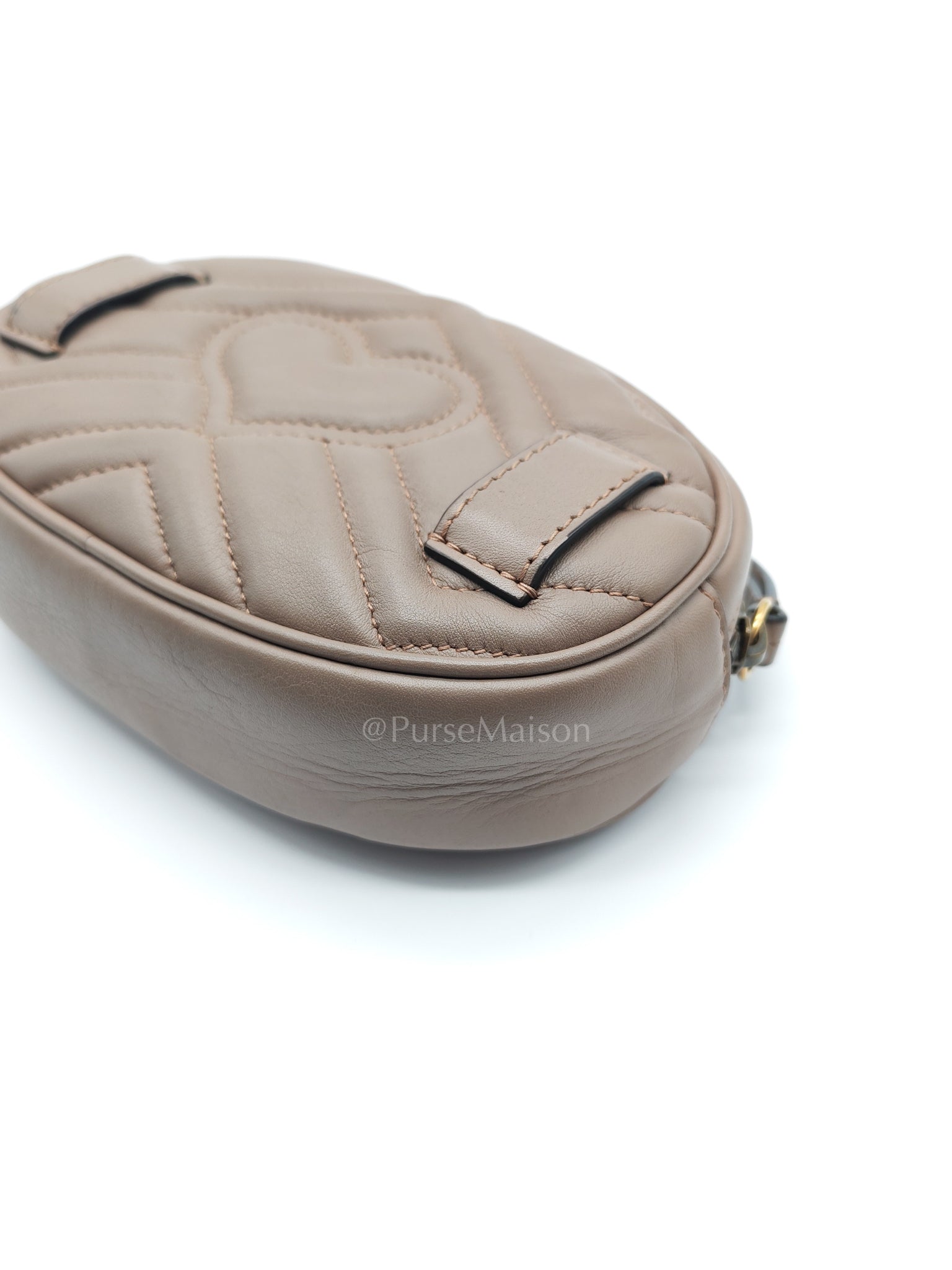 Marmont Belt Bag in Dusty Rose | Purse Maison Luxury Bags Shop