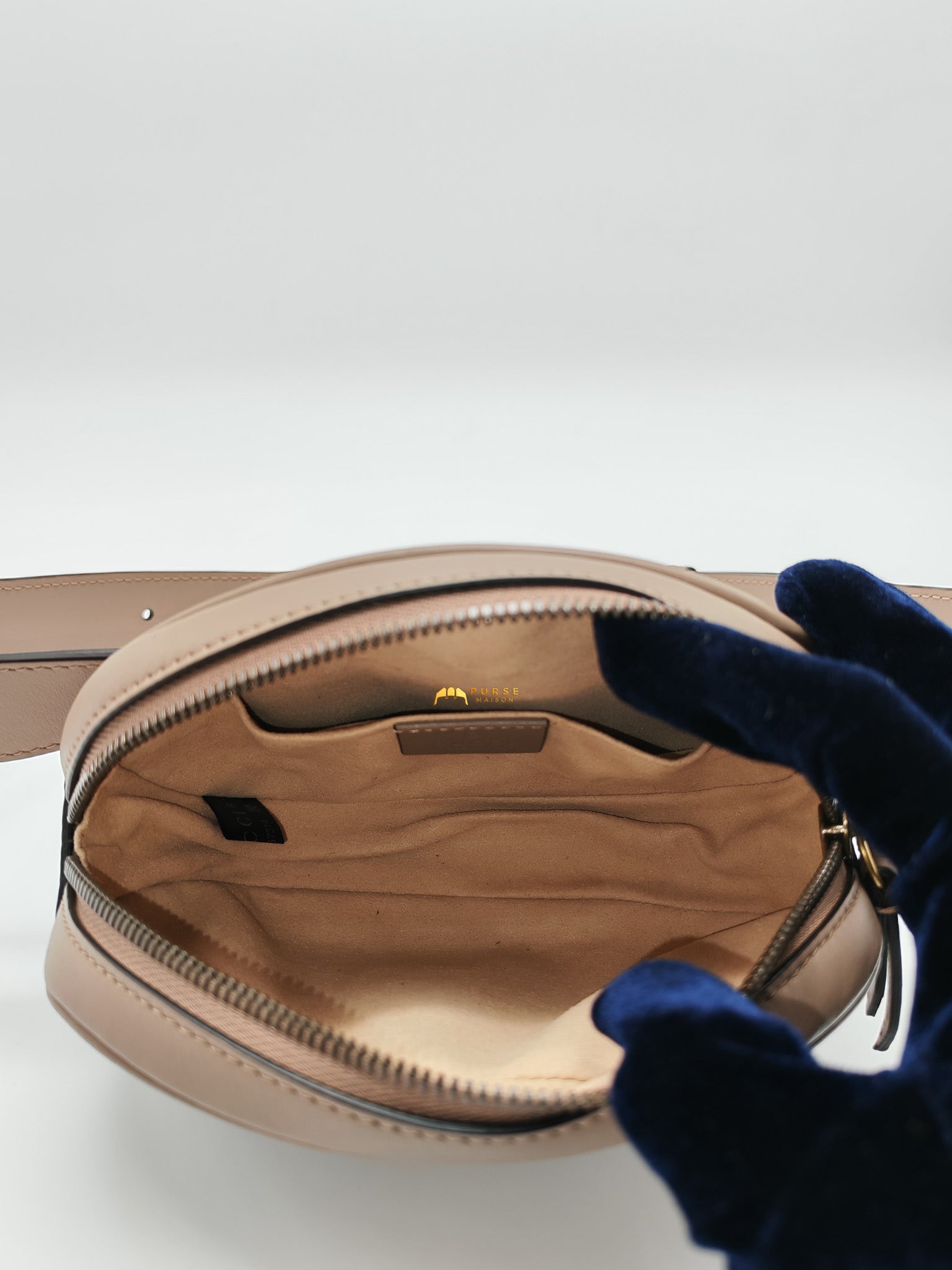 Marmont Belt Bag in Dusty Rose | Purse Maison Luxury Bags Shop