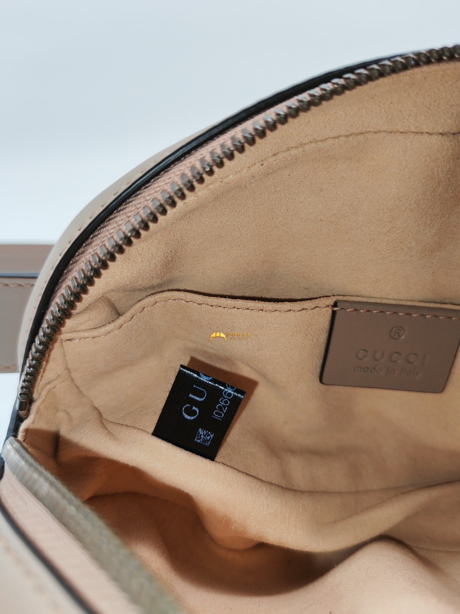 Marmont Belt Bag in Dusty Rose | Purse Maison Luxury Bags Shop