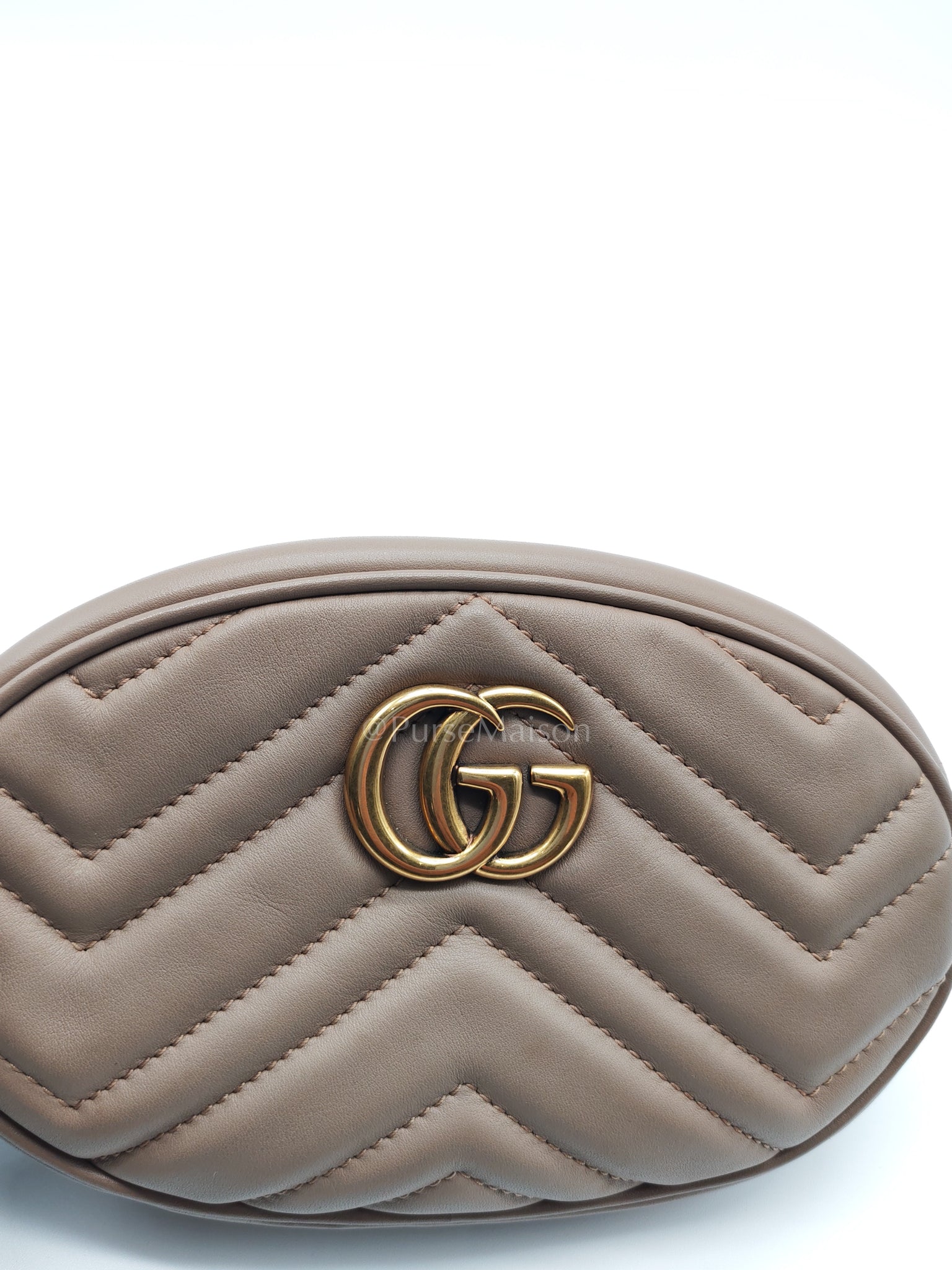 Marmont Belt Bag in Dusty Rose | Purse Maison Luxury Bags Shop