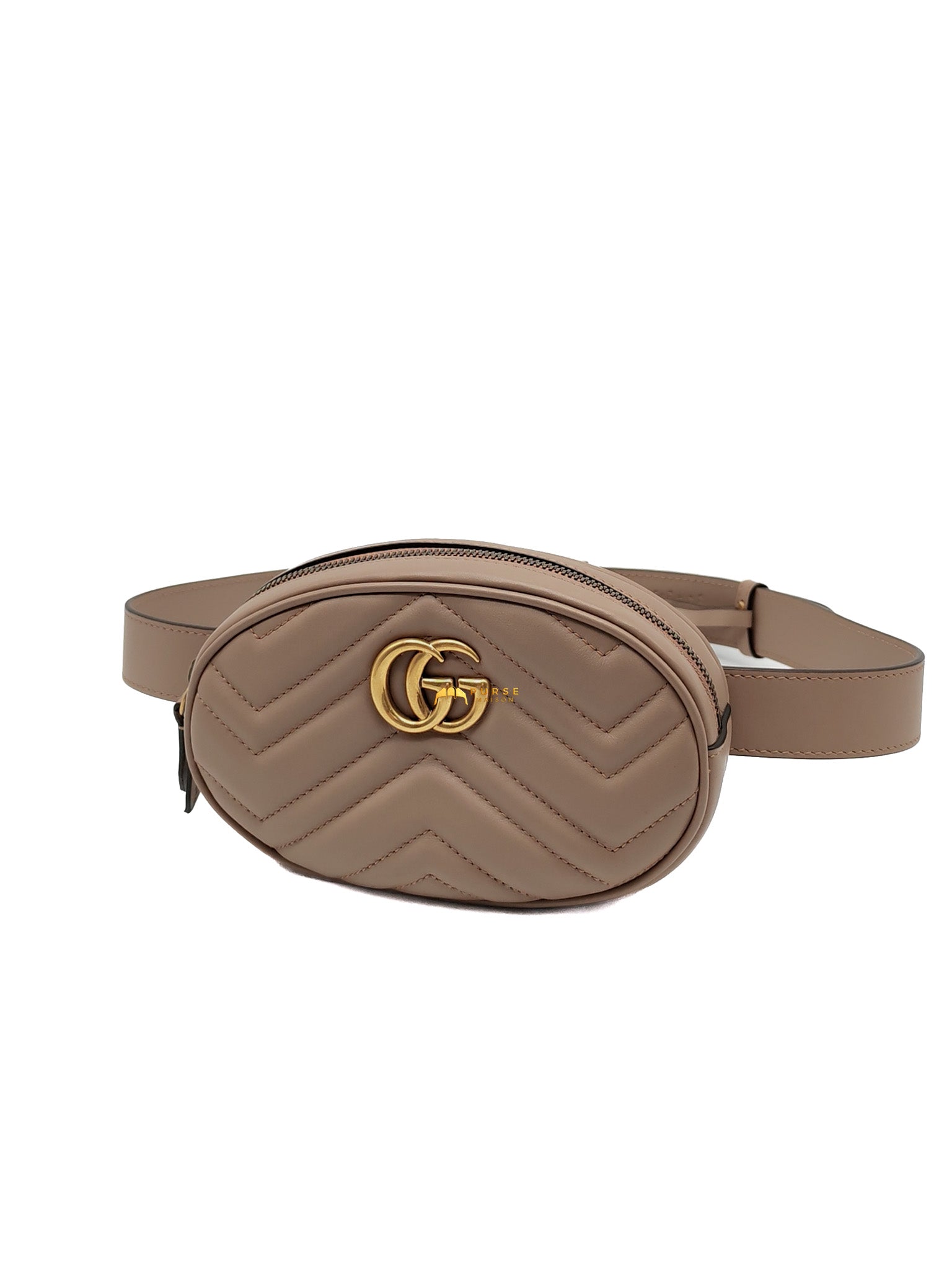 Marmont Belt Bag in Dusty Rose | Purse Maison Luxury Bags Shop