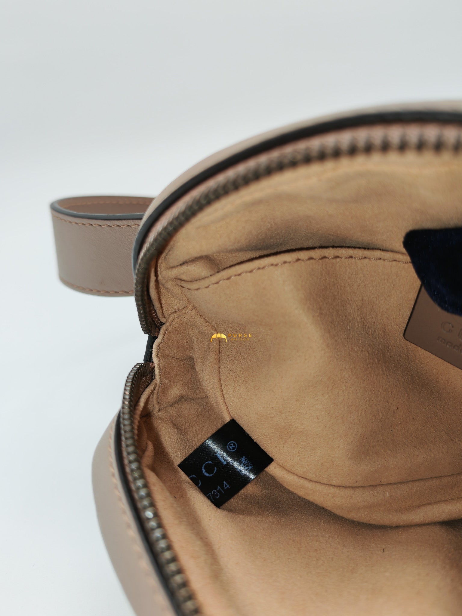 Marmont Belt Bag in Dusty Rose | Purse Maison Luxury Bags Shop