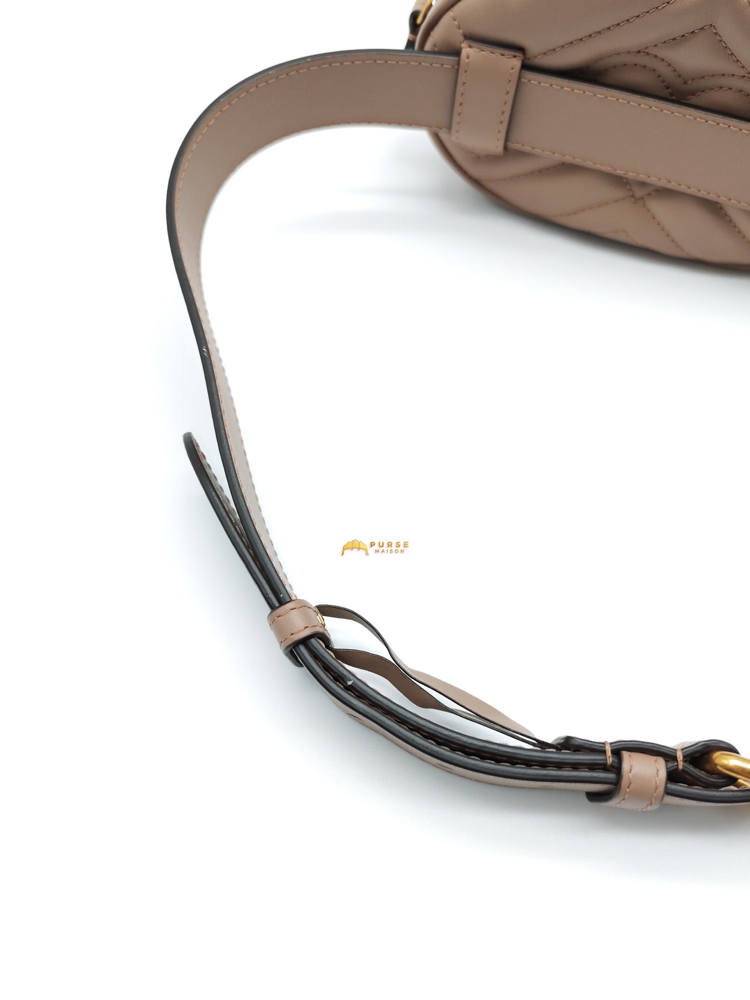 Marmont Belt Bag in Dusty Rose | Purse Maison Luxury Bags Shop