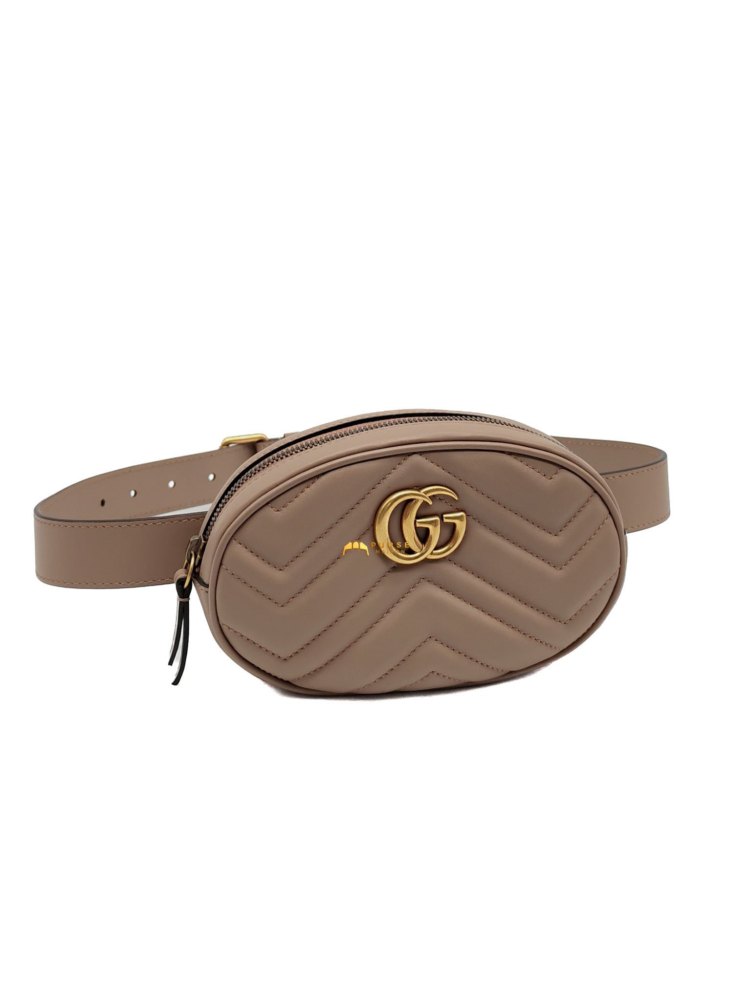 Marmont Belt Bag in Dusty Rose | Purse Maison Luxury Bags Shop