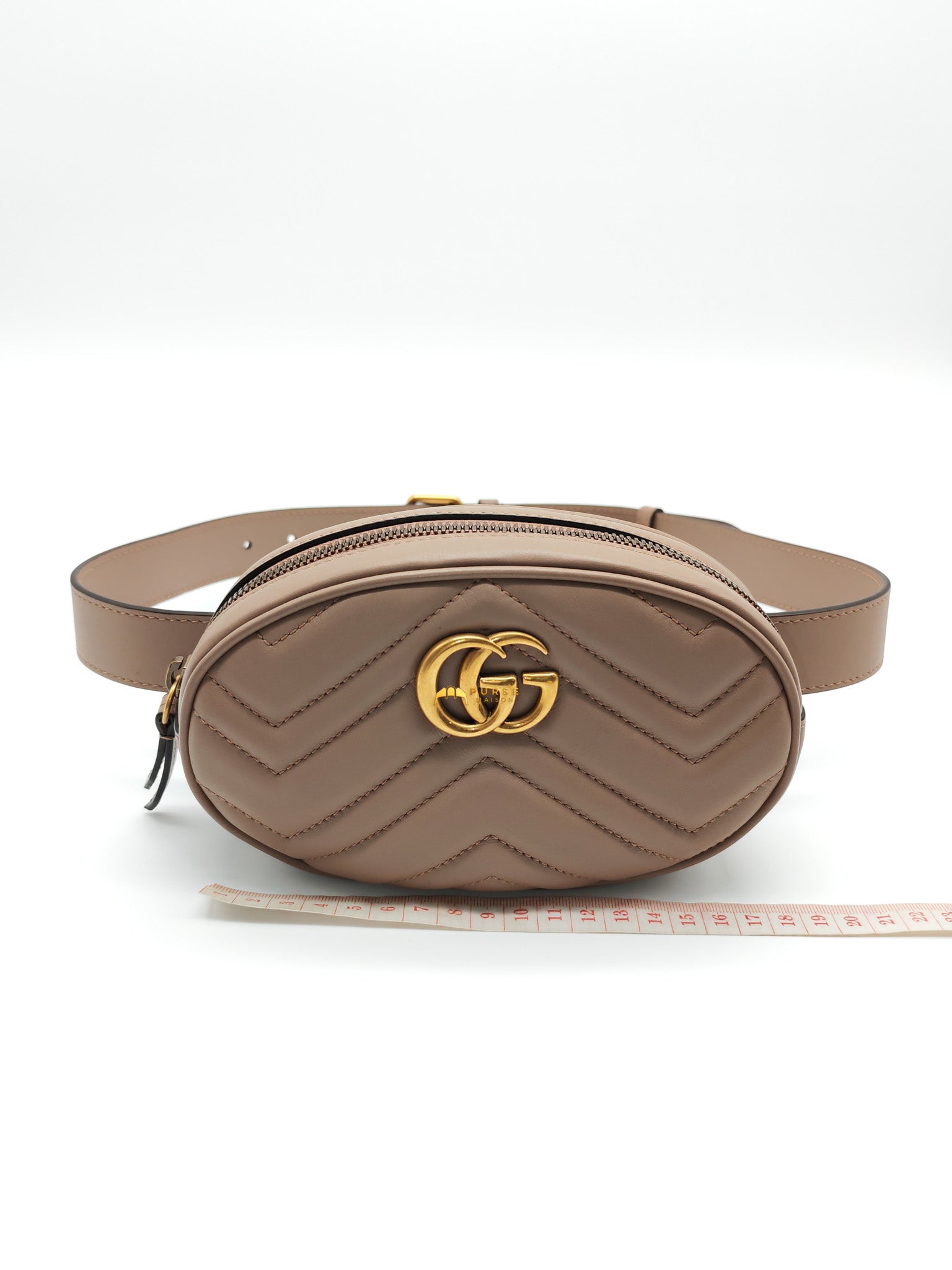 Marmont Belt Bag in Dusty Rose | Purse Maison Luxury Bags Shop