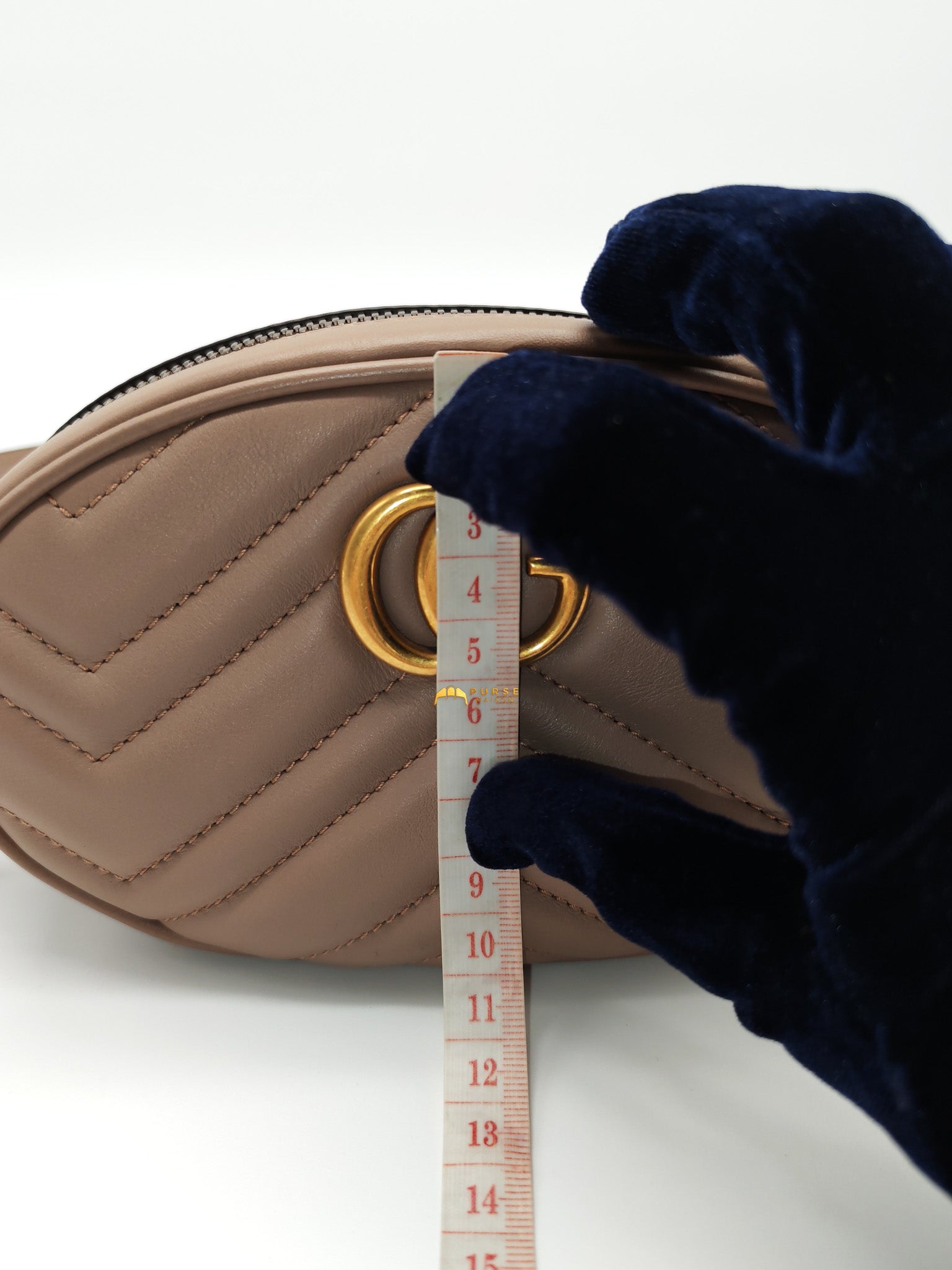 Marmont Belt Bag in Dusty Rose | Purse Maison Luxury Bags Shop