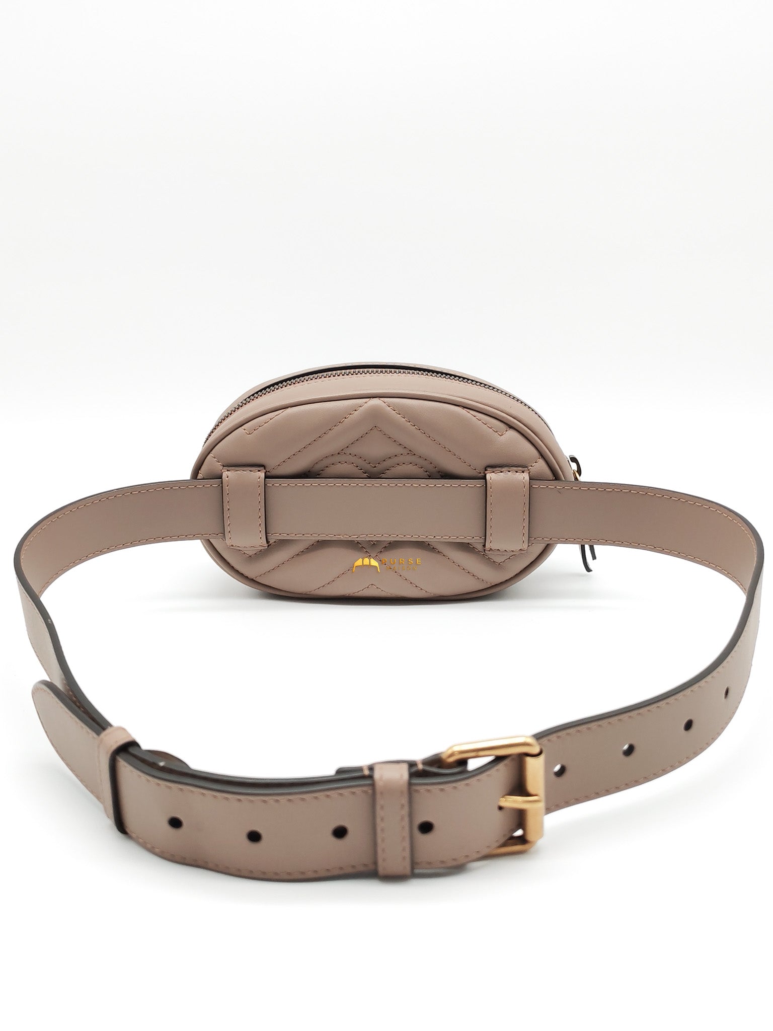 Marmont Belt Bag in Dusty Rose | Purse Maison Luxury Bags Shop