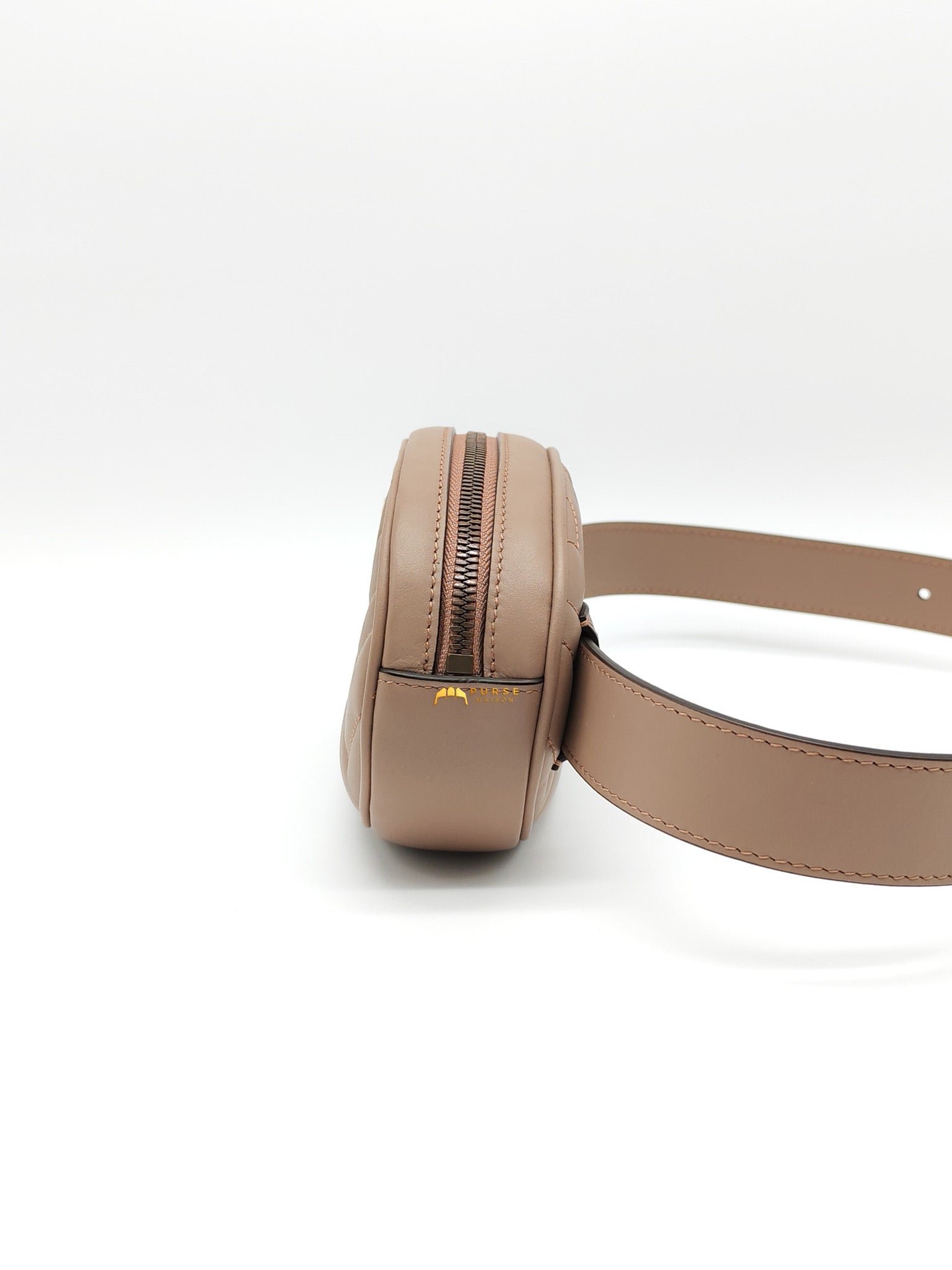 Marmont Belt Bag in Dusty Rose | Purse Maison Luxury Bags Shop