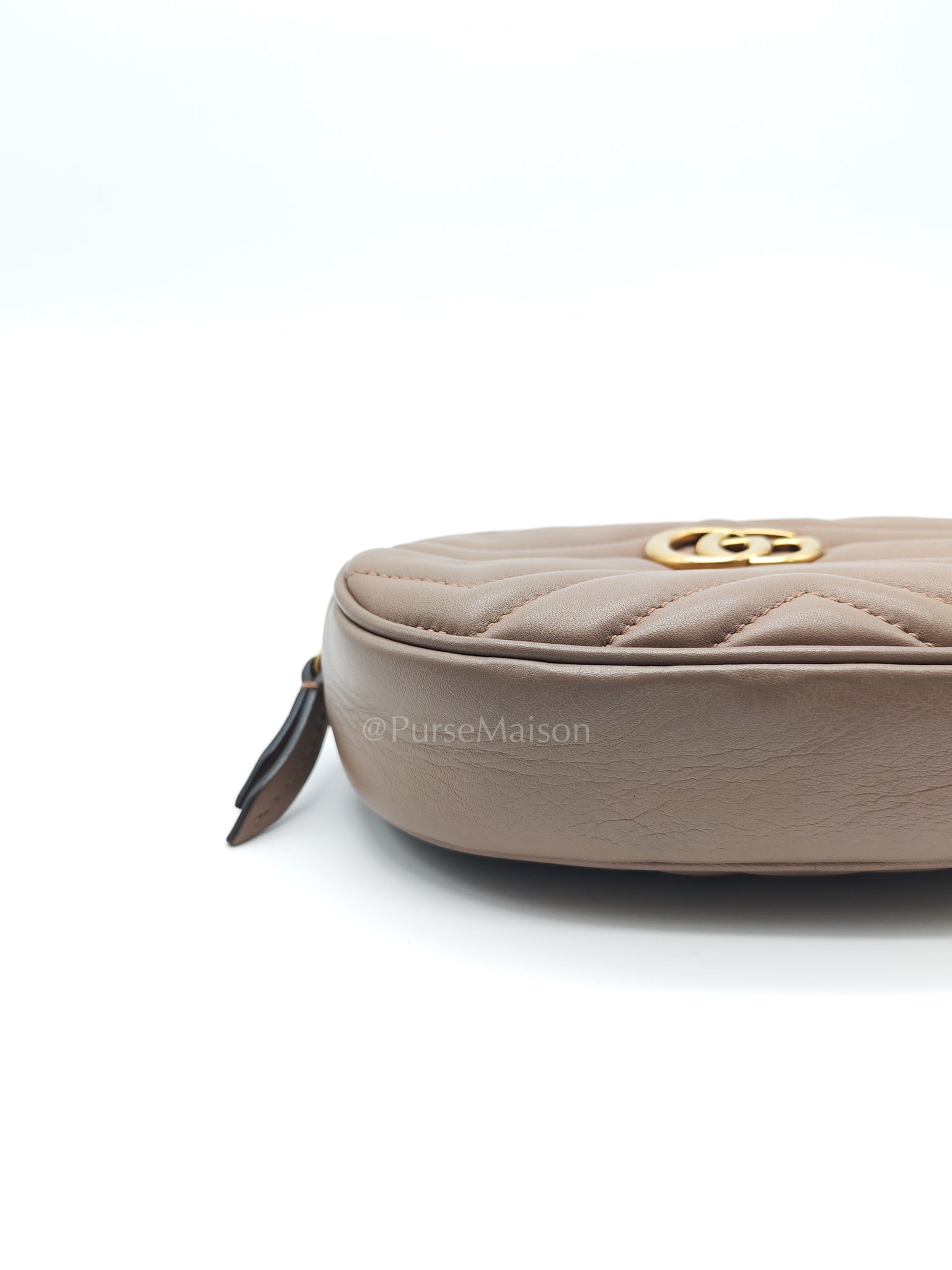 Marmont Belt Bag in Dusty Rose | Purse Maison Luxury Bags Shop