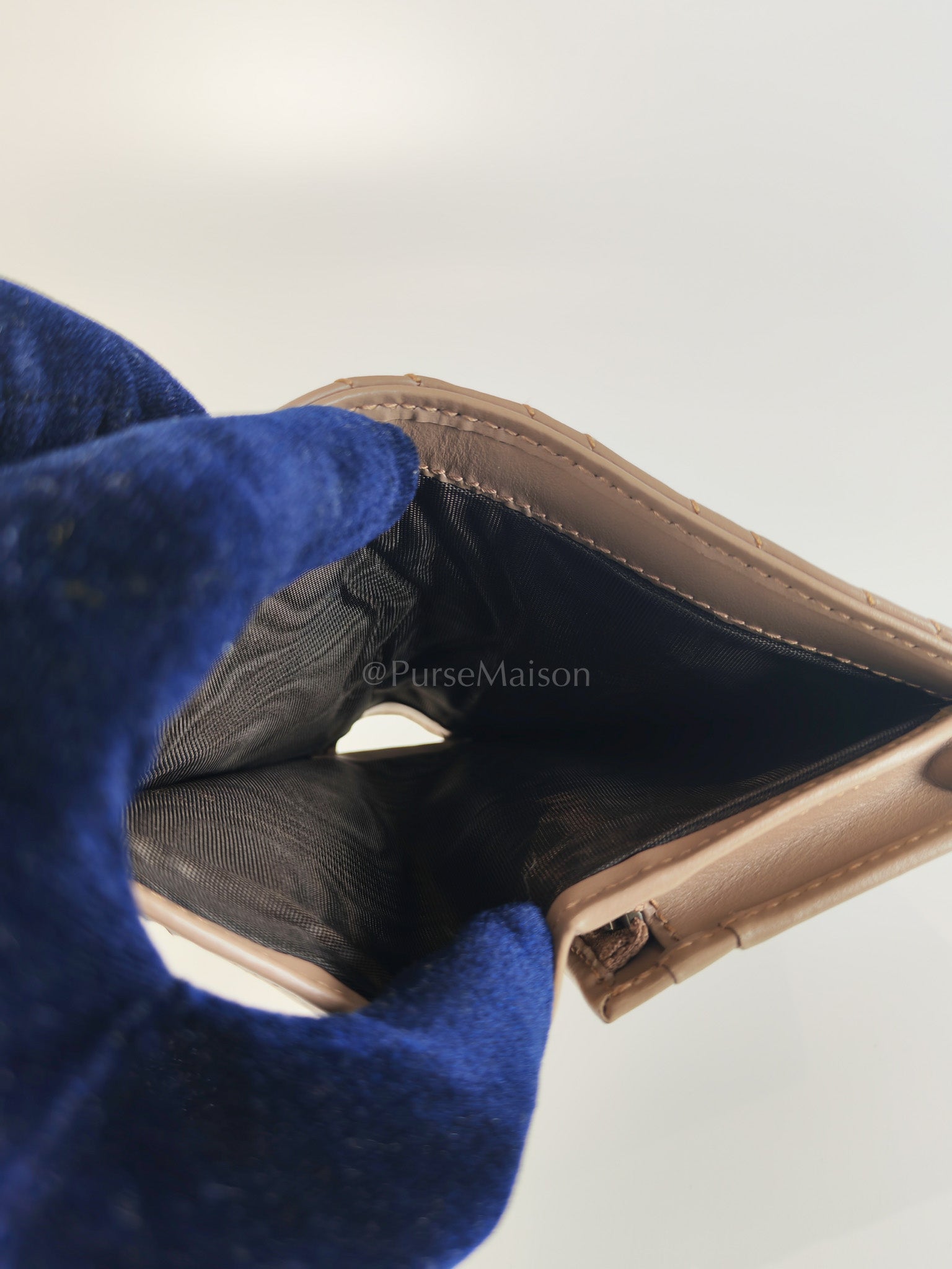 Marmont Bifold Card Case Wallet in Dusty Rose | Purse Maison Luxury Bags Shop