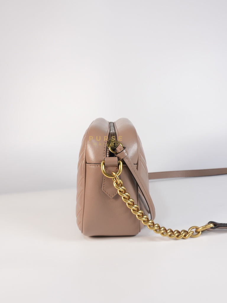 Marmont Camera Bag in Dusty Rose | Purse Maison Luxury Bags Shop