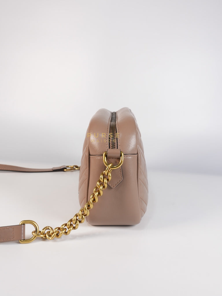 Marmont Camera Bag in Dusty Rose | Purse Maison Luxury Bags Shop