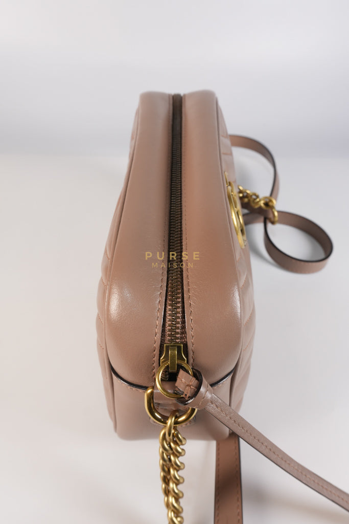 Marmont Camera Bag in Dusty Rose | Purse Maison Luxury Bags Shop