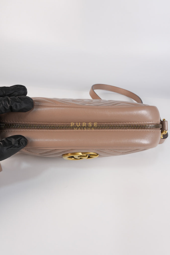 Marmont Camera Bag in Dusty Rose | Purse Maison Luxury Bags Shop
