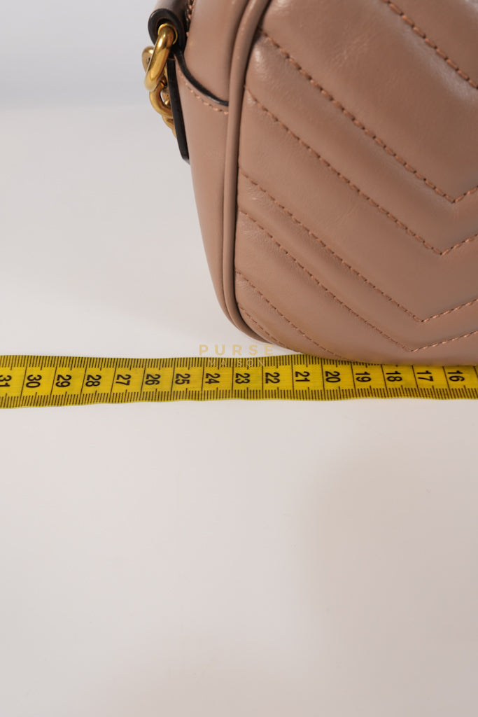 Marmont Camera Bag in Dusty Rose | Purse Maison Luxury Bags Shop