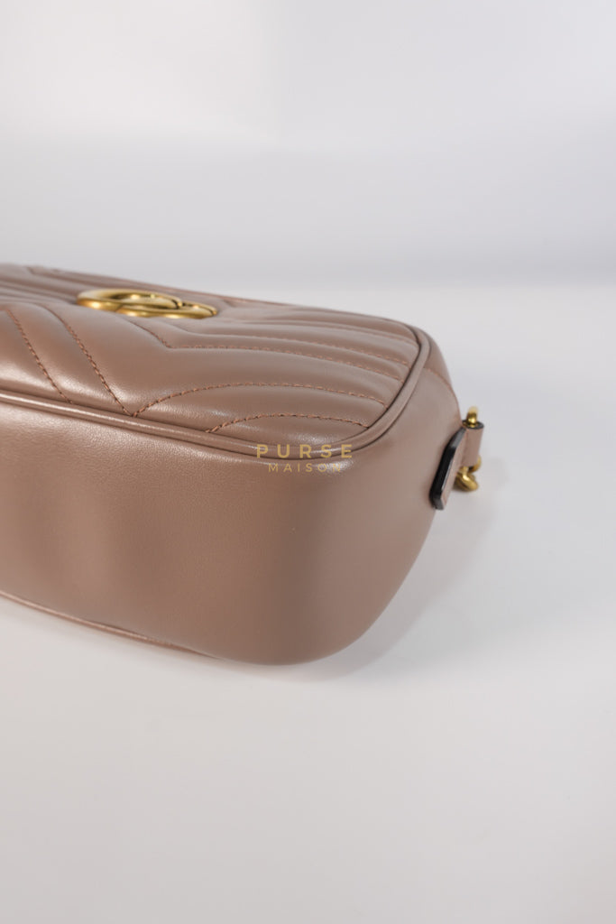 Marmont Camera Bag in Dusty Rose | Purse Maison Luxury Bags Shop