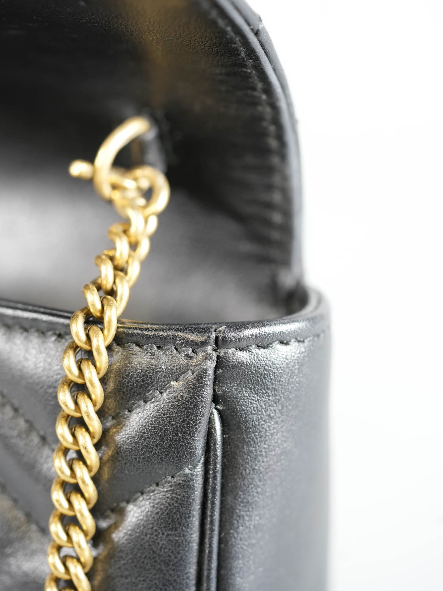 Marmont Chain Mini GG Black Leather | Purse Maison Luxury Bags Shop