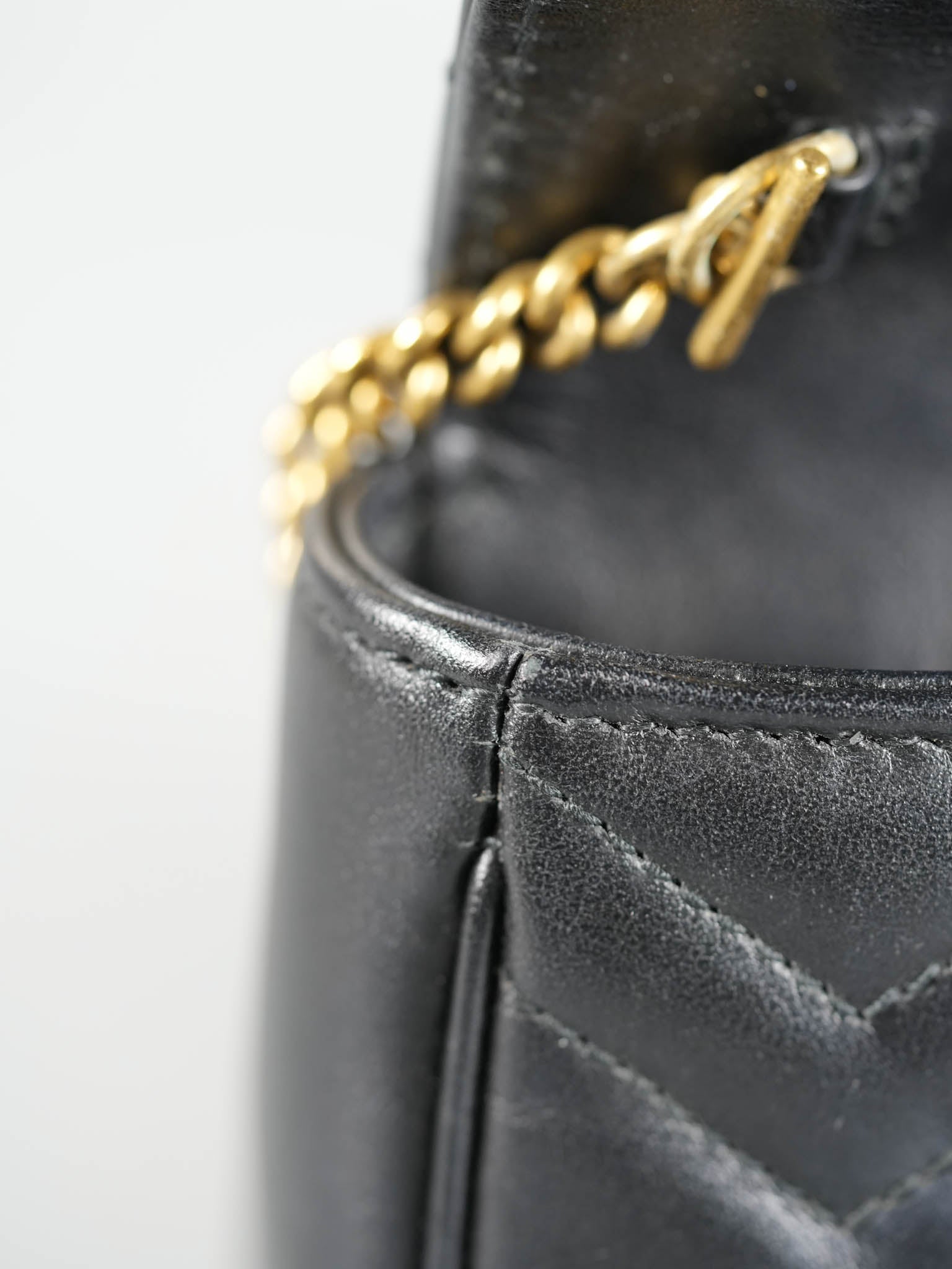 Marmont Chain Mini GG Black Leather | Purse Maison Luxury Bags Shop