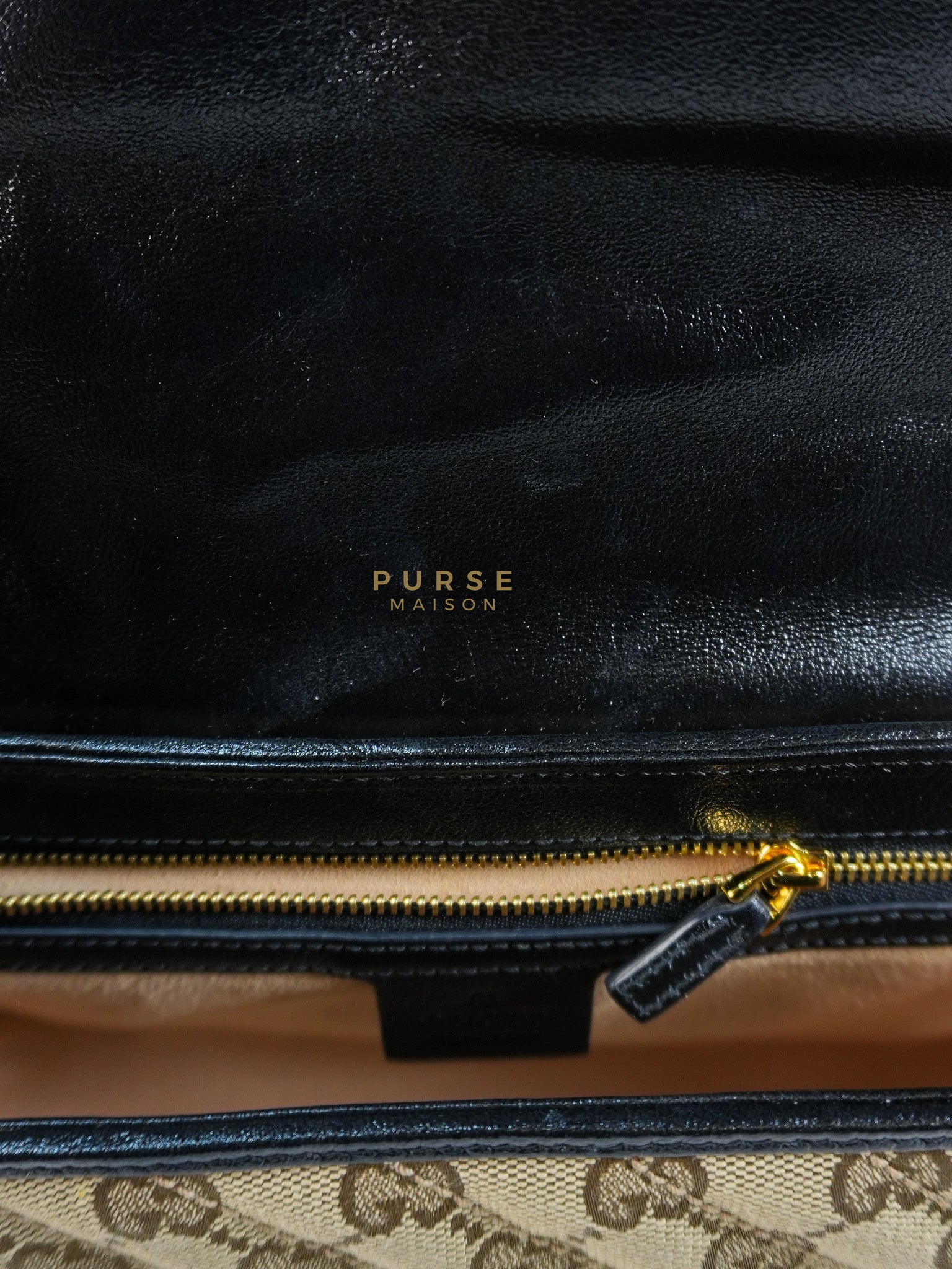 Marmont Flap Chain Shoulder Bag Small in GG Supreme Canvas (25cm x 7cm x 13cm) | Purse Maison Luxury Bags Shop