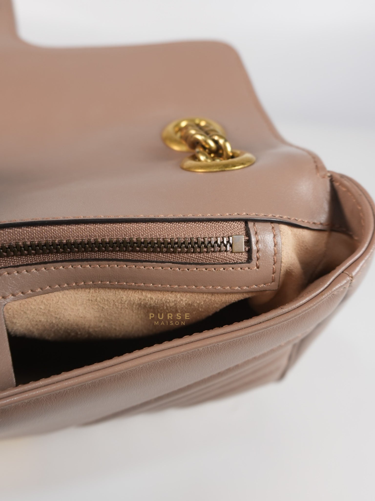 Marmont Flap Small Dusty Rose Shoulder Bag | Purse Maison Luxury Bags Shop