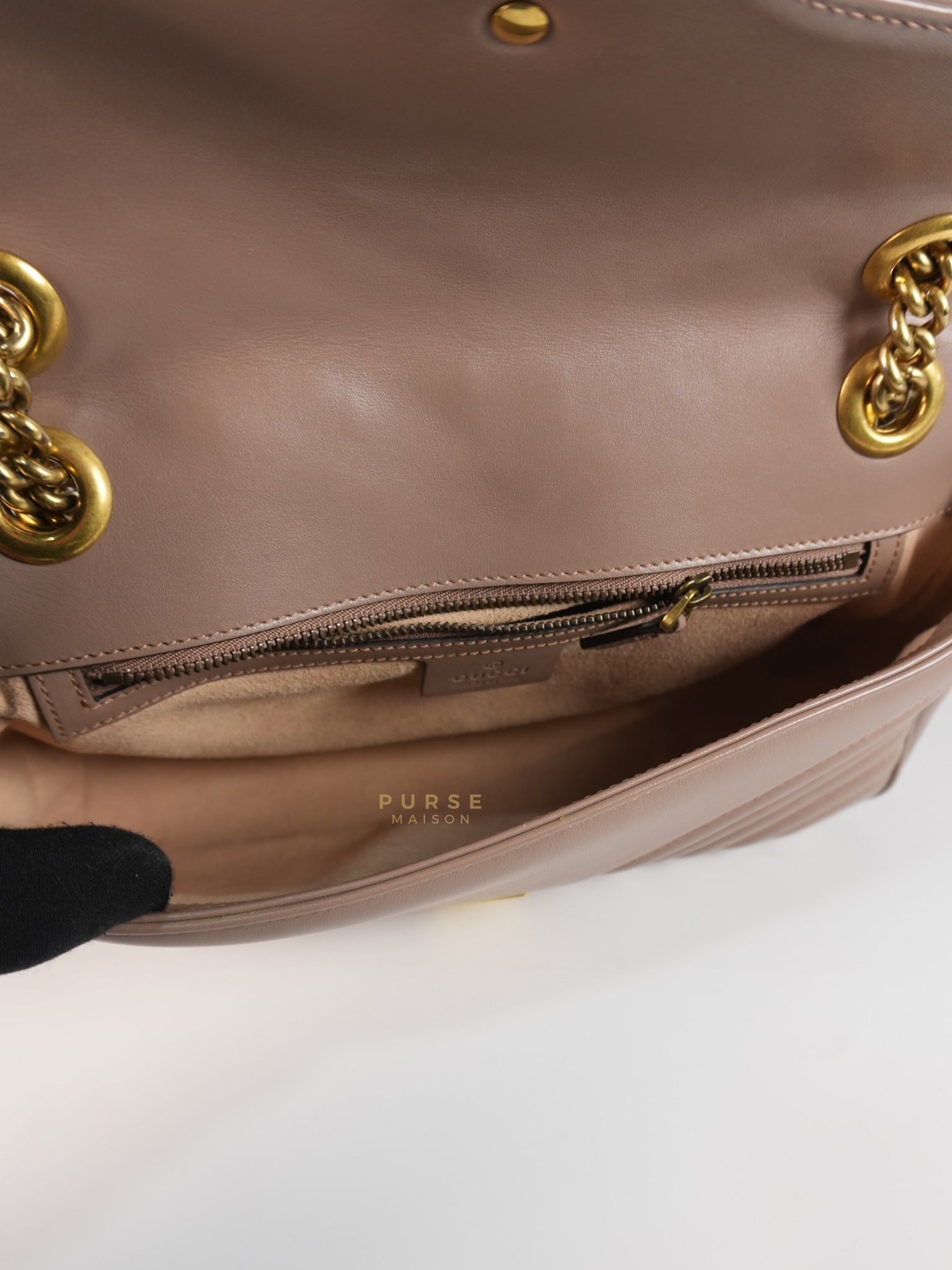 Marmont Flap Small Dusty Rose Shoulder Bag | Purse Maison Luxury Bags Shop