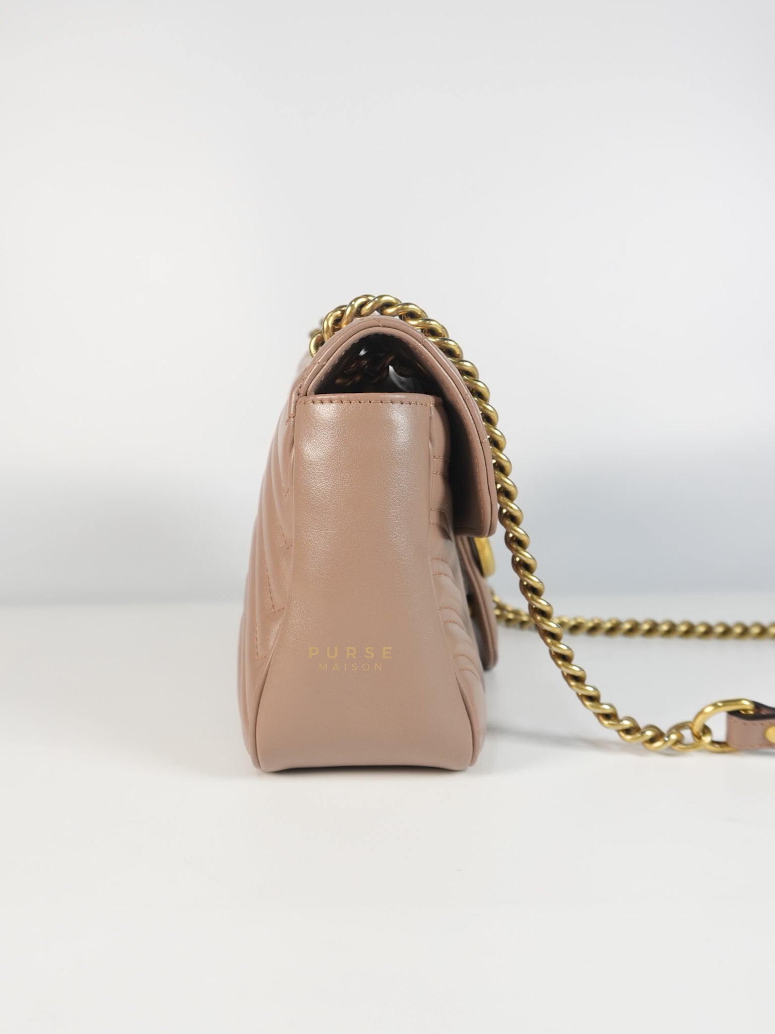 Marmont Flap Small Dusty Rose Shoulder Bag | Purse Maison Luxury Bags Shop