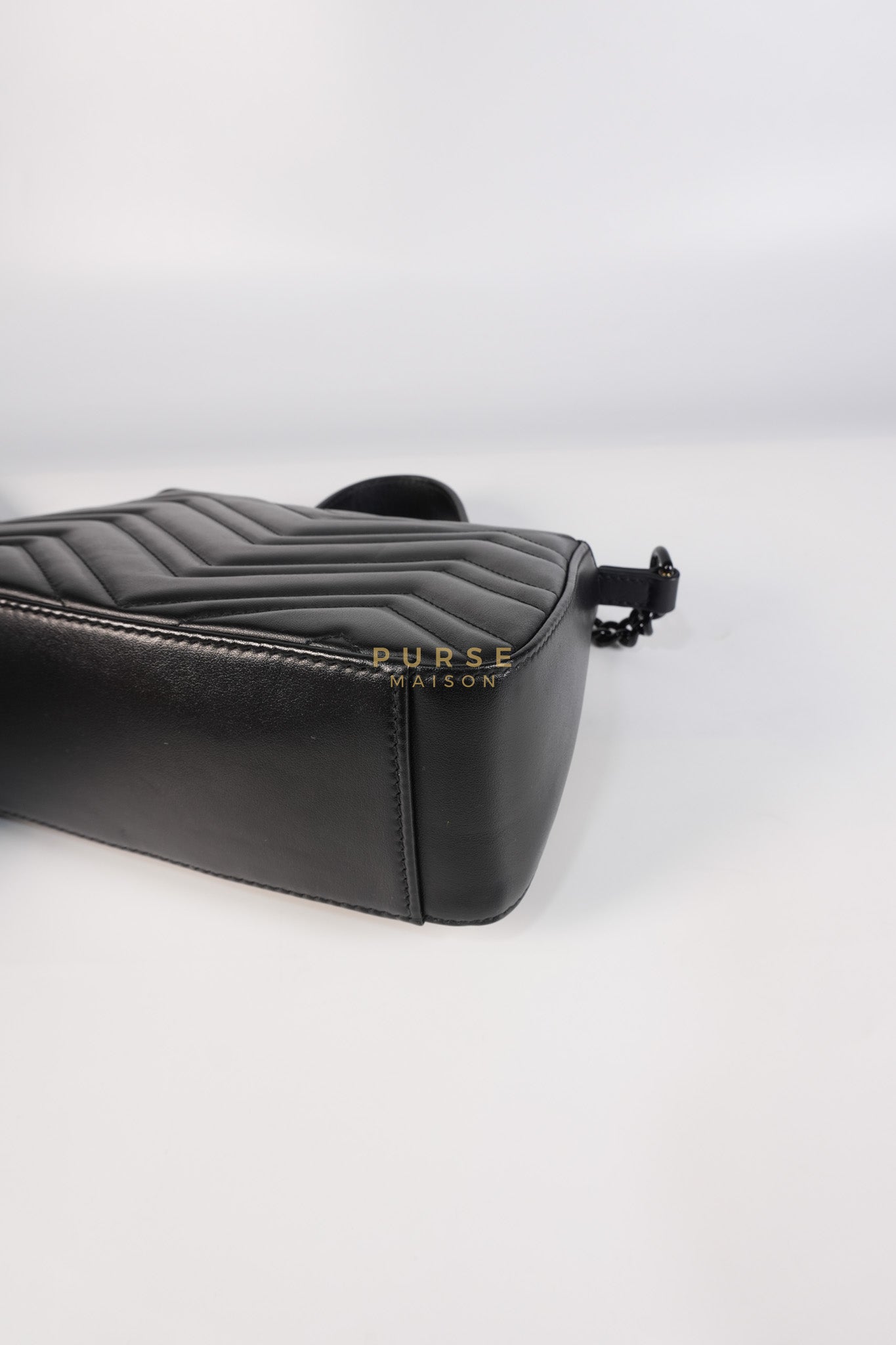 Marmont Flap Top Handle Bag Mini So Black | Purse Maison Luxury Bags Shop