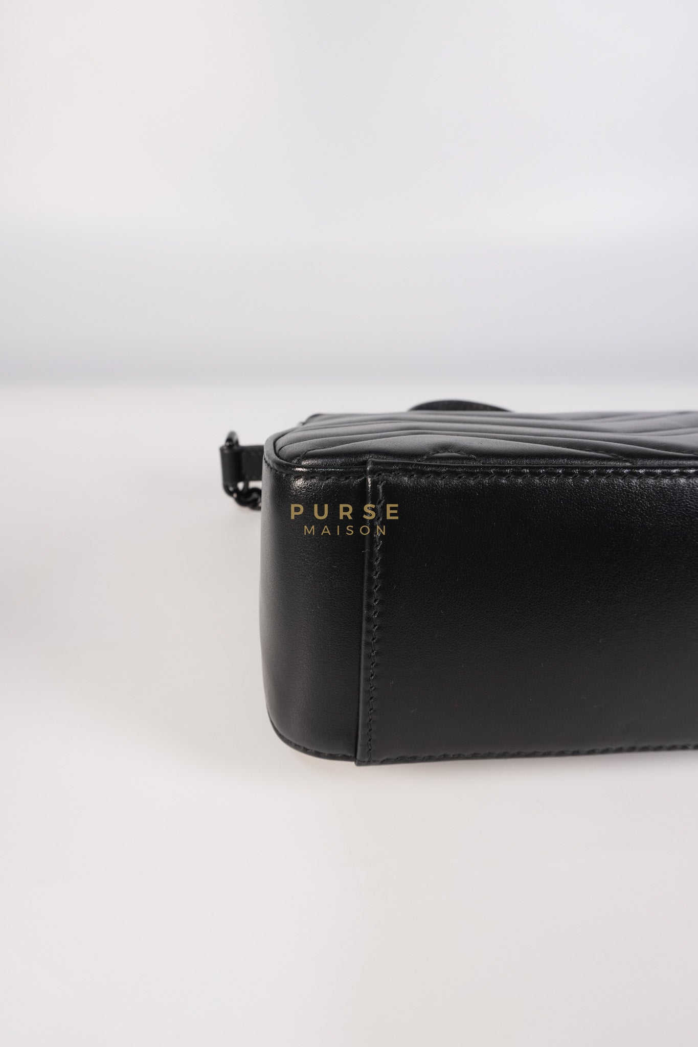 Marmont Flap Top Handle Bag Mini So Black | Purse Maison Luxury Bags Shop