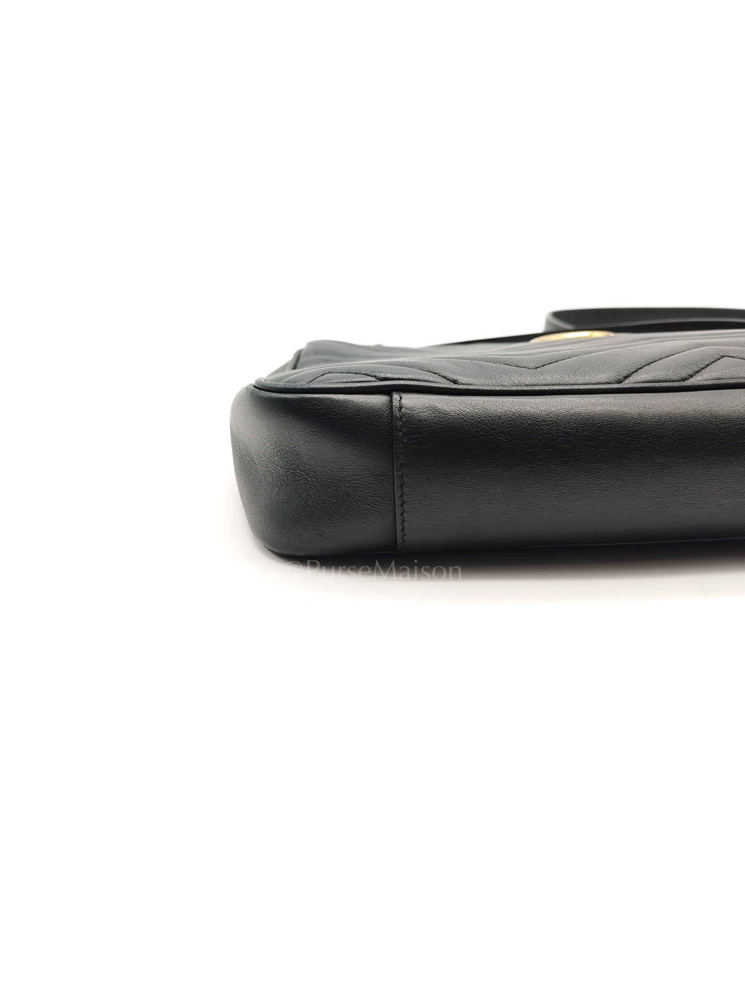 Marmont Matelasse Black Chain Shoulder Bag | Purse Maison Luxury Bags Shop