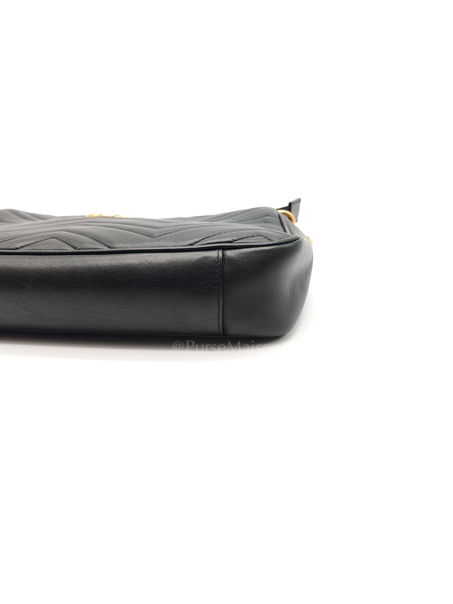 Marmont Matelasse Black Chain Shoulder Bag | Purse Maison Luxury Bags Shop