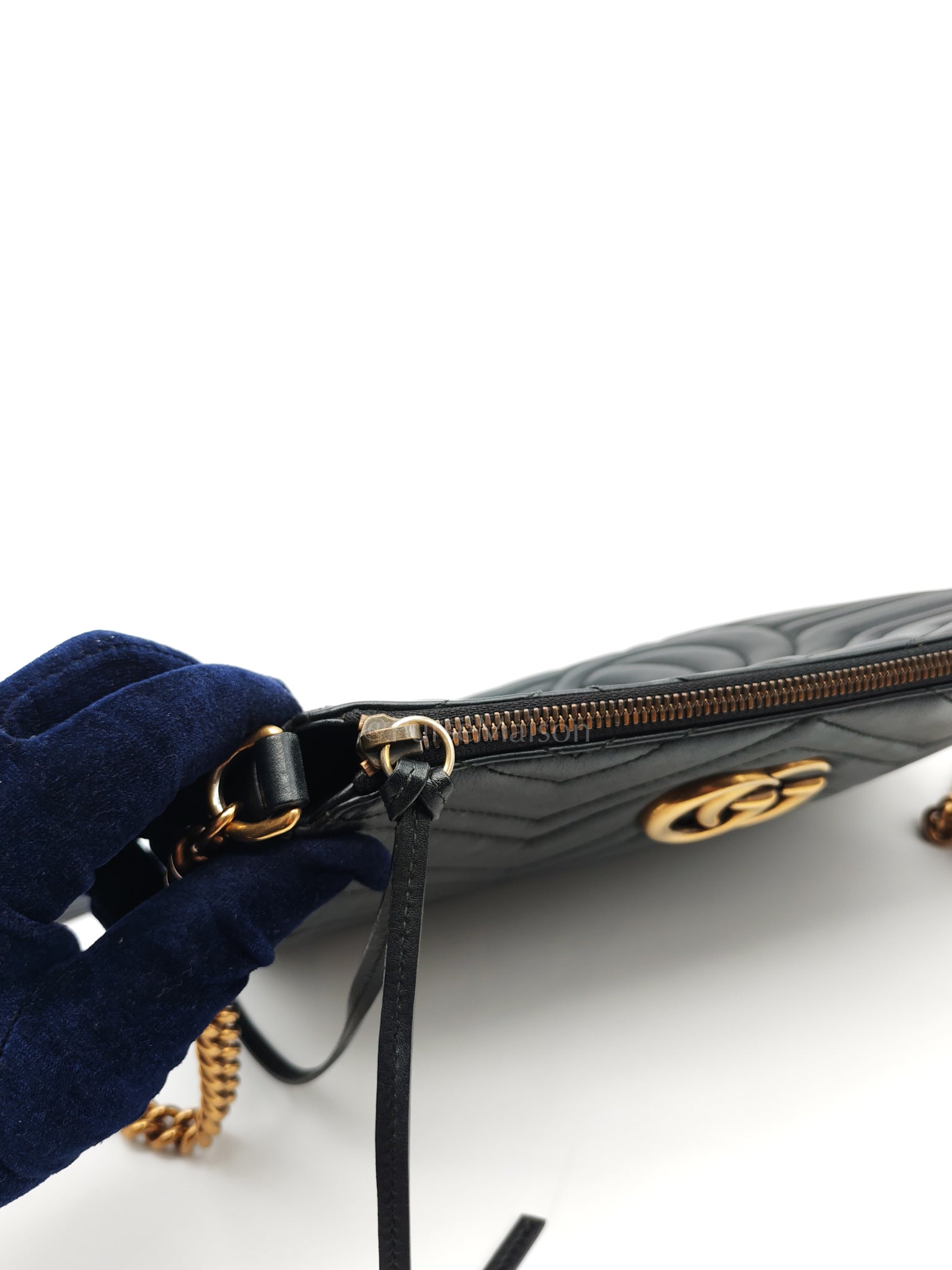 Marmont Matelasse Black Chain Shoulder Bag | Purse Maison Luxury Bags Shop